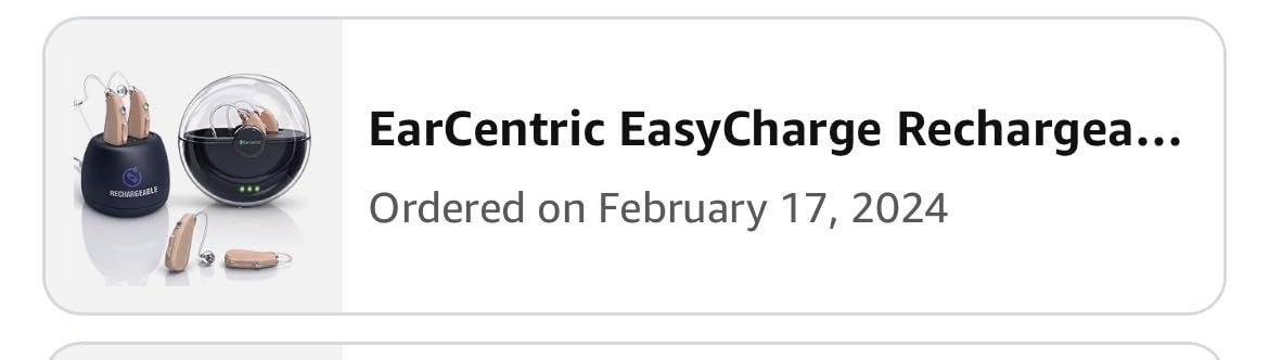 EarCentric EasyCharge Rechargeable Hearing Aids for Seniors and Adults, Behind-the-Ear BTE OTC Hearing Aids with Noise Reduction customer photo 2