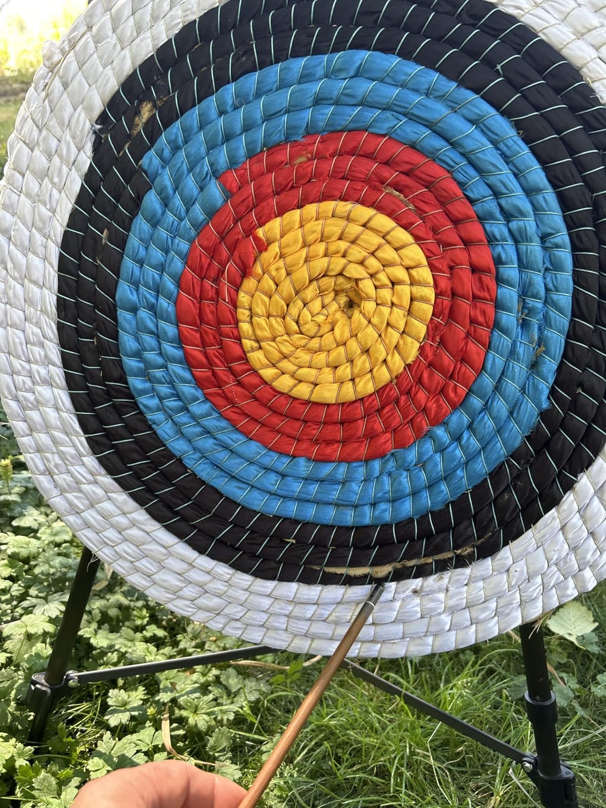 Archery Target - Backyard Straw Archery Target for Recurve Compound or Longbow - 20 Inch Traditional Bow Arrow Target for Kids Youth Adult Archery Hunting Practice customer photo 1