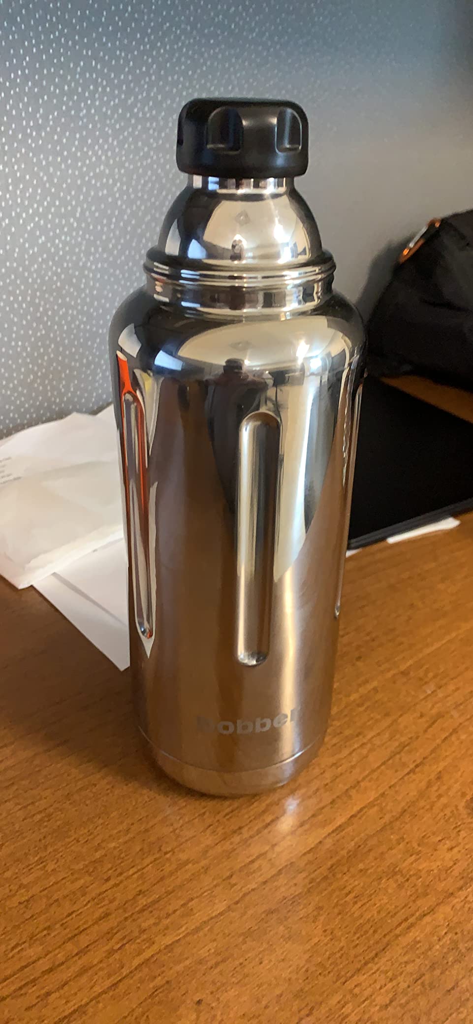 Bobber - 34 oz Vacuum Insulated Stainless Steel Water Bottle with Cup Lid - Dishwasher Safe - Keeps Drinks Hot for 48 Hours and Cold for 72 Hours - Double Walled Thermo Flask (Matte) customer photo 2