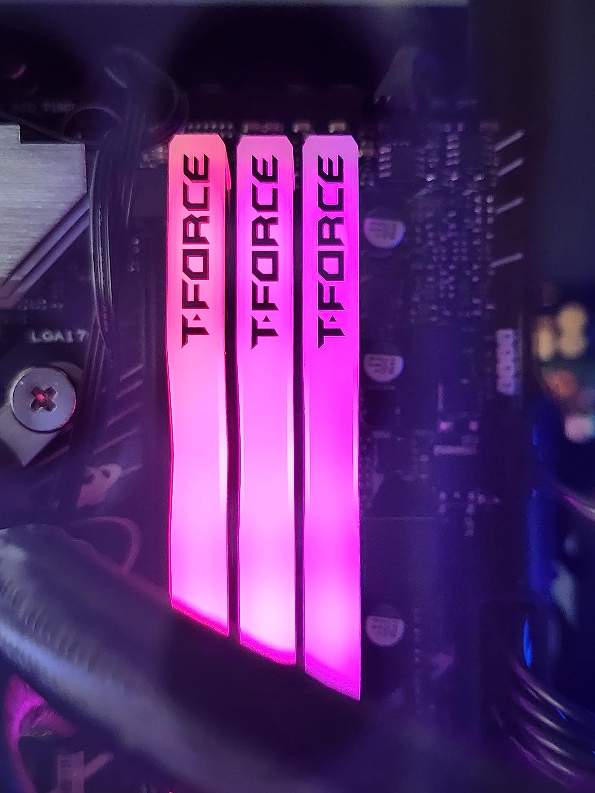 T-Force Delta RGB DDR5 Ram 32GB (2x16GB) 6000MHz PC5-48000 CL38 Intel XMP 3.0 & AMD Expo Compatible Desktop Memory Module Ram Black customer photo 2
