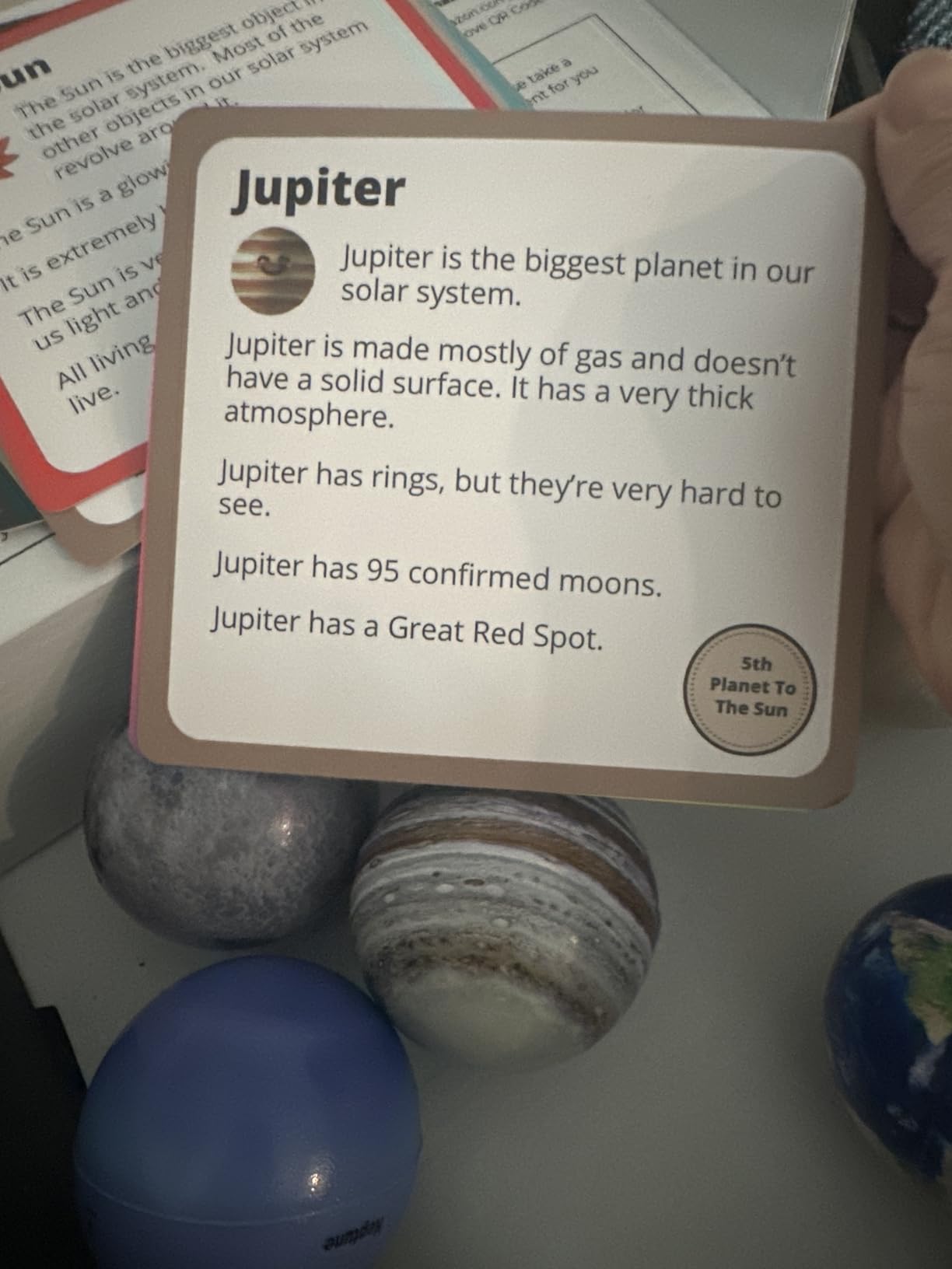 Planets for Kids Solar System Toys 3-5 - Planet Balls, Outer Space Toys, Space Gifts, Solar System Model, Planets Toys for Kids 5-8 customer photo 2