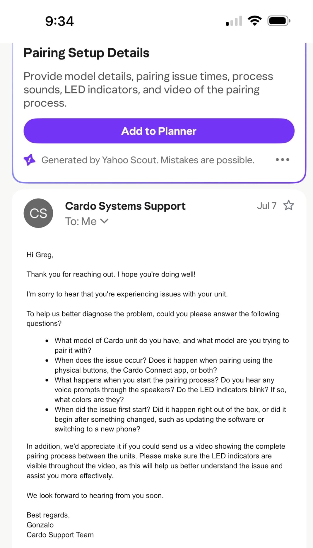 Cardo Systems Spirit Motorcycle Bluetooth Communication Headset, 2-Way Bluetooth, Thin 32mm Speakers, Waterproof, Universal Connectivity - Single Pack customer photo 1