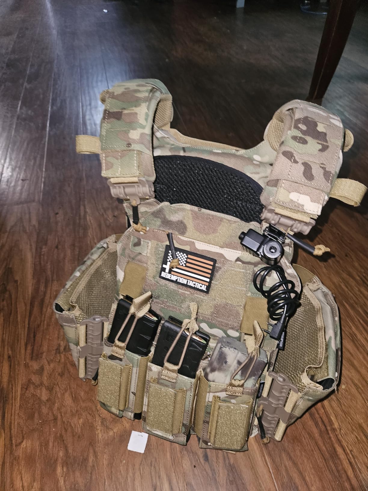 Redemption Crusader 2.0 Tactical Airsoft Vest With Molle Quick Release Buckles And Adjustable Size Sides | 1000D Nylon customer photo 1