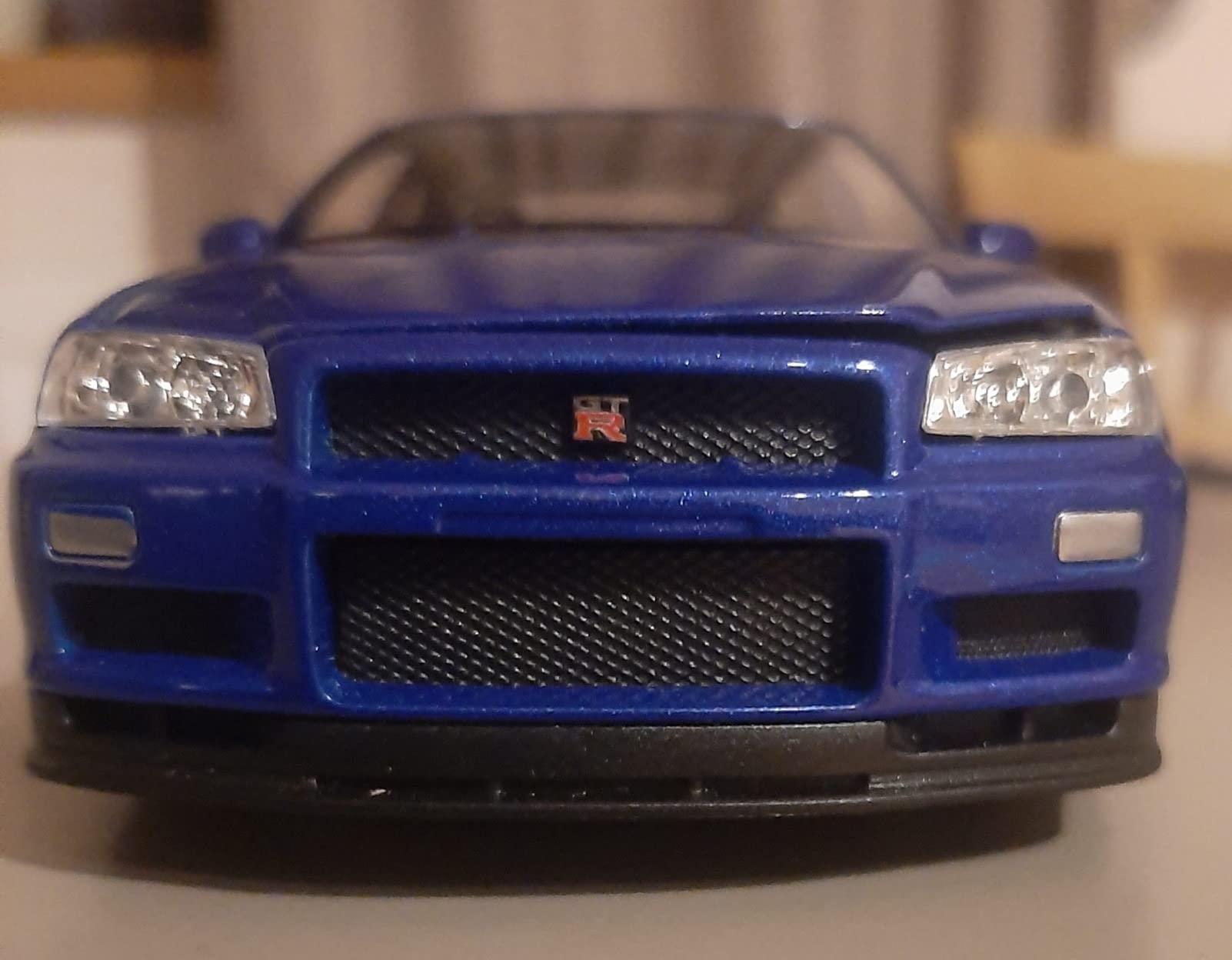 Skyline GT-R (R34) RHD (Right Hand Drive) Blue Metallic NEX Models 1/24 Diecast Model Car by Welly 24108 customer photo 1
