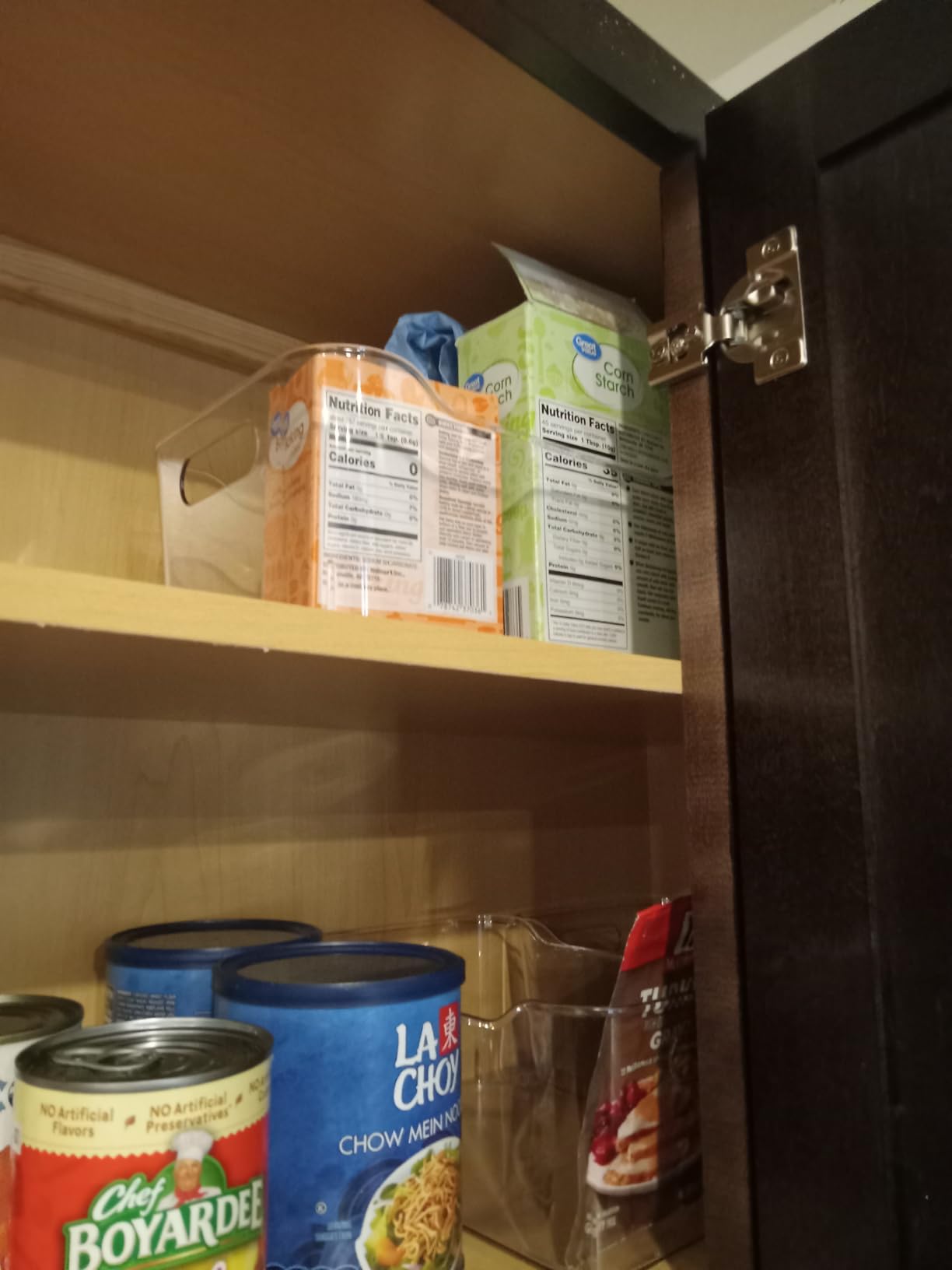 12 PACK Multiuse Clear Plastic Storage Bins for Organizing w/ Labels - Home, Kitchen, Bathroom, Office, Pantry Cabinet Shelf Organizer Bins - SOHO Collection customer photo 1