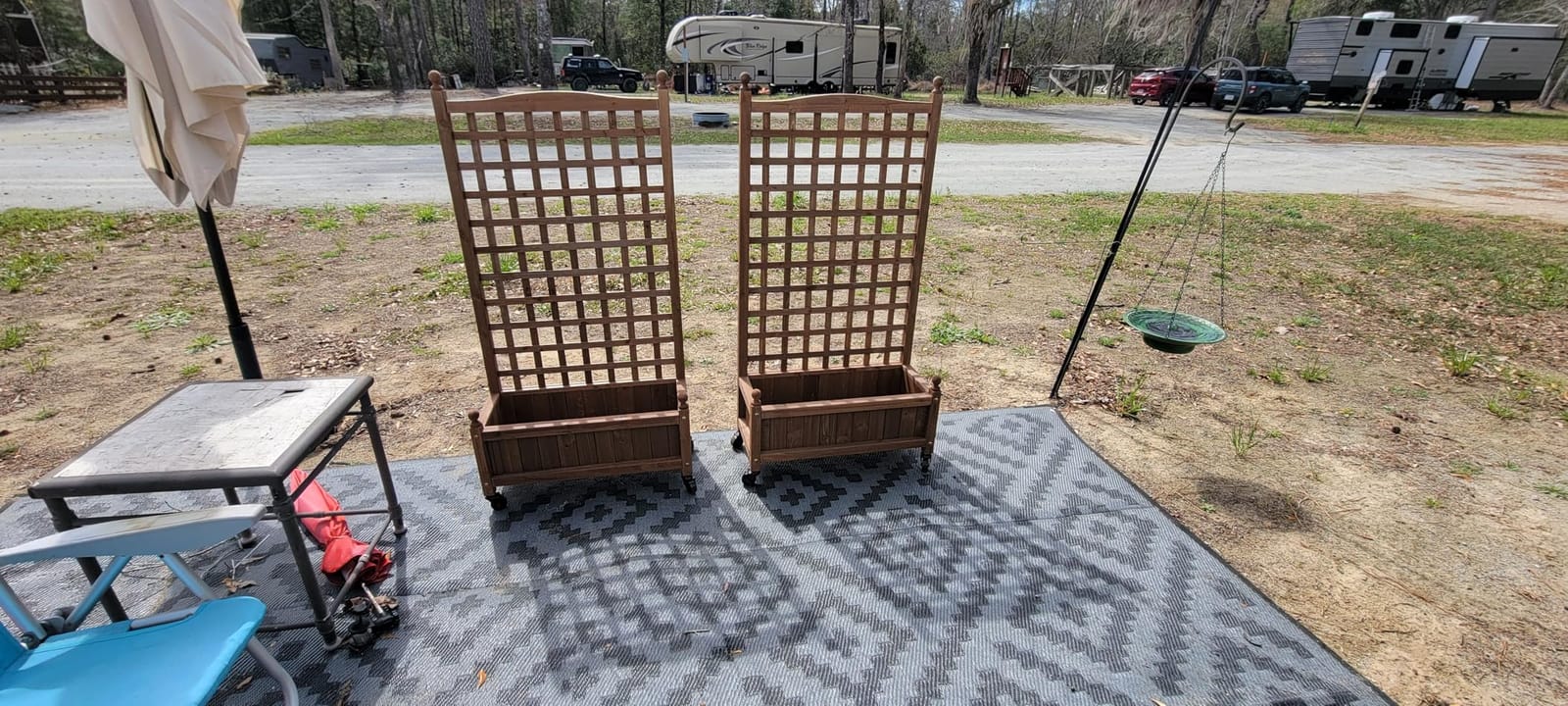 Yaheetech Planter Box with Trellis 50