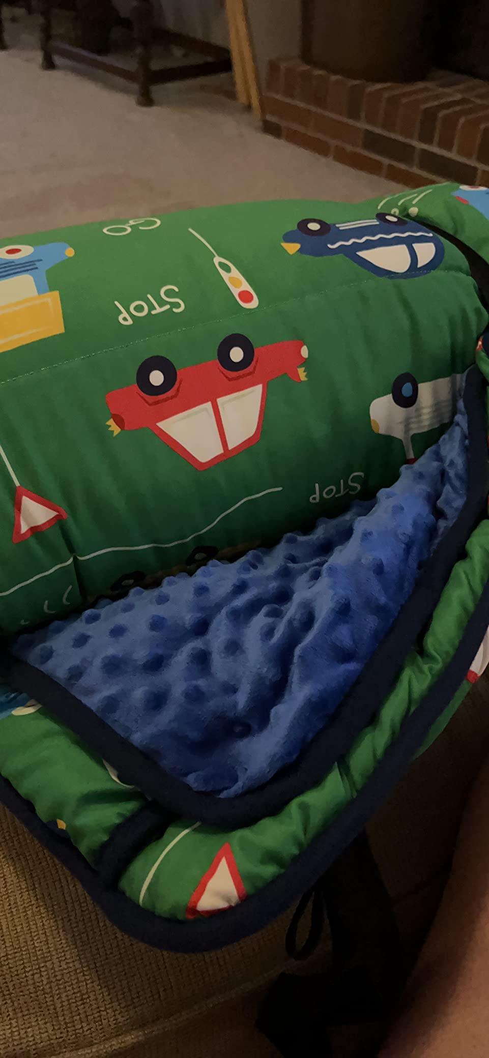 ACRABROS Toddler Nap Mat with Pillow and Blanket, Large Rolled Napping Mats, Slumber Bags for Boys Girls, Kids Sleeping Bag for Daycare, Preschool Travel customer photo 2