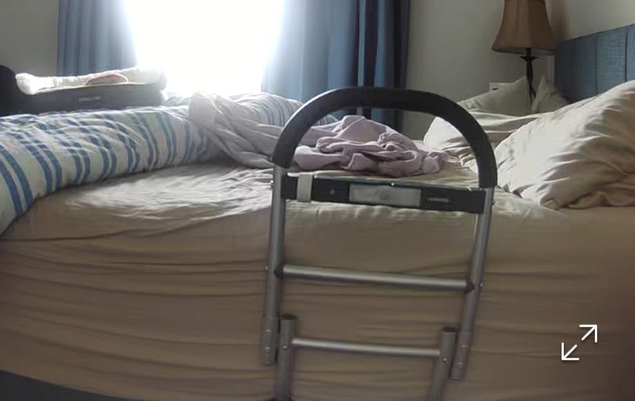 Lunderg Bed Assist Rail for Seniors with Motion Light & Non-Slip Grab Bar | Easy to Install Bed Rails for Elderly Adults Safety & Post-Surgery - Helps Reduce Falls & Support Independence customer photo 1