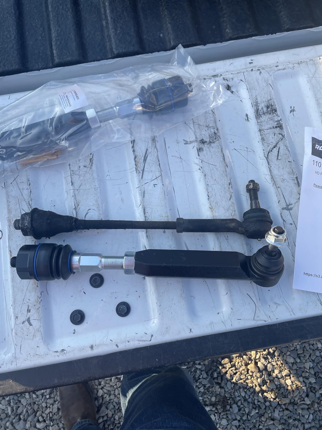 Rough Country HD Tie Rod Kit for 2001-2010 Chevy/GMC 2500HD/3500HD - 11015 customer photo 2