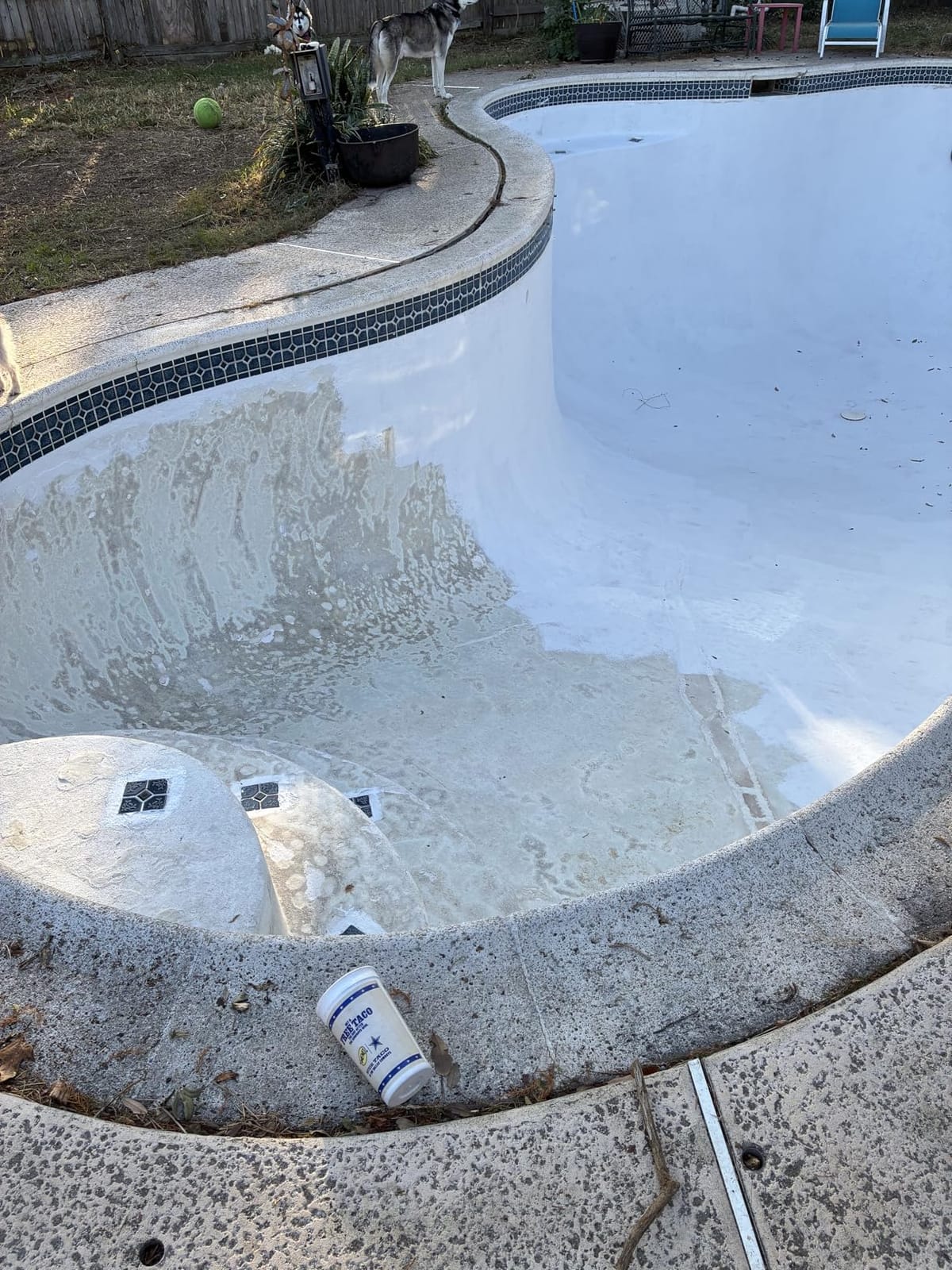 WOOLSEY Premium Epoxy Pool Paint - high-build coating for plaster, fiberglass and concrete swimming pools - White customer photo 1