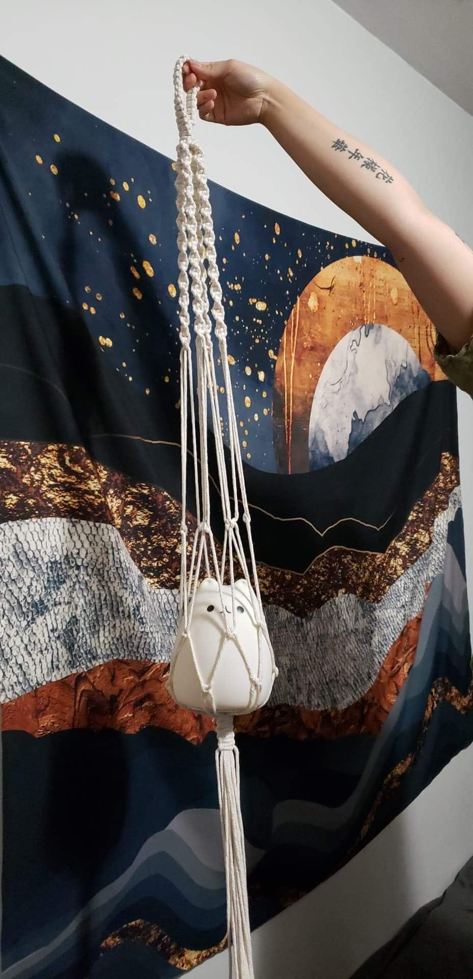 152pcs Macrame Kit for Beginners: Natural Cotton Macrame Cord, Wooden & Metal Rings, Beads, Sticks & Hoops - Perfect for Macrame Plant Hangers & Home Decor customer photo 1