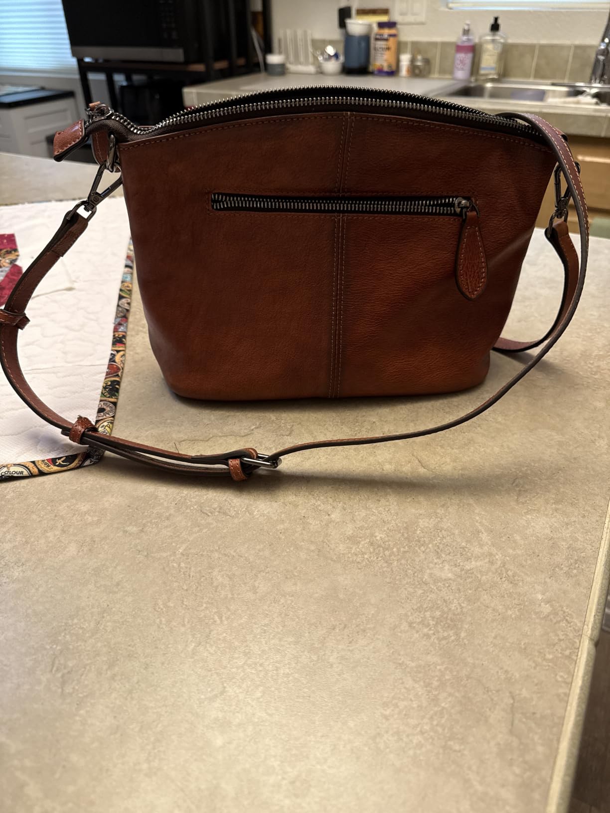 HESHE Crossbody Bags for Women Genuine Leather Purses with Multi-Pockets Vintage Ladies Small Shoulder Satchel Bag customer photo 2