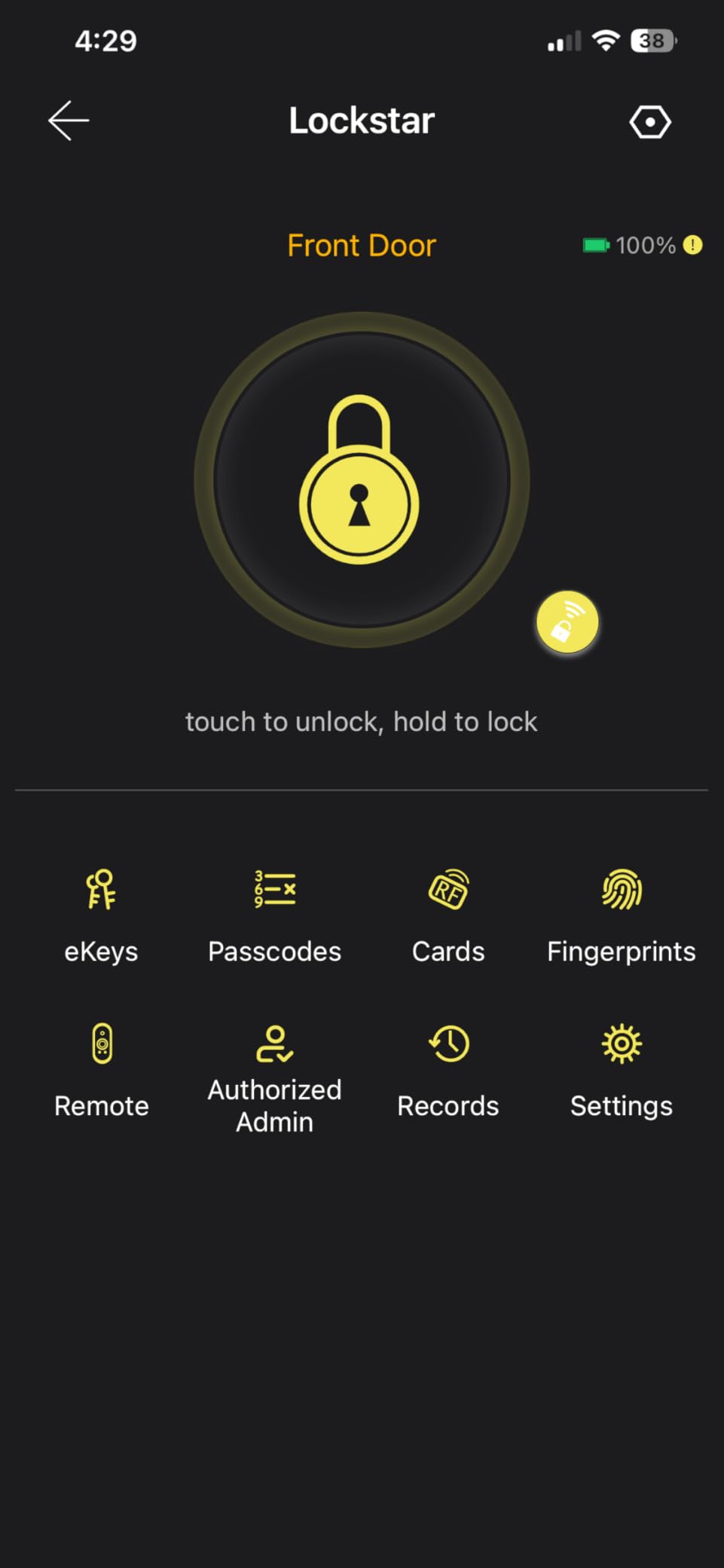 LOCKSTAR® Smart Door Lock • Keyless Entry Deadbolt Door Lock • Multiple Entry Methods – APP • Fingerprint Touch ID • Keypad Code • Card FOB • Traditional Key • Smart Home Devices customer photo 1