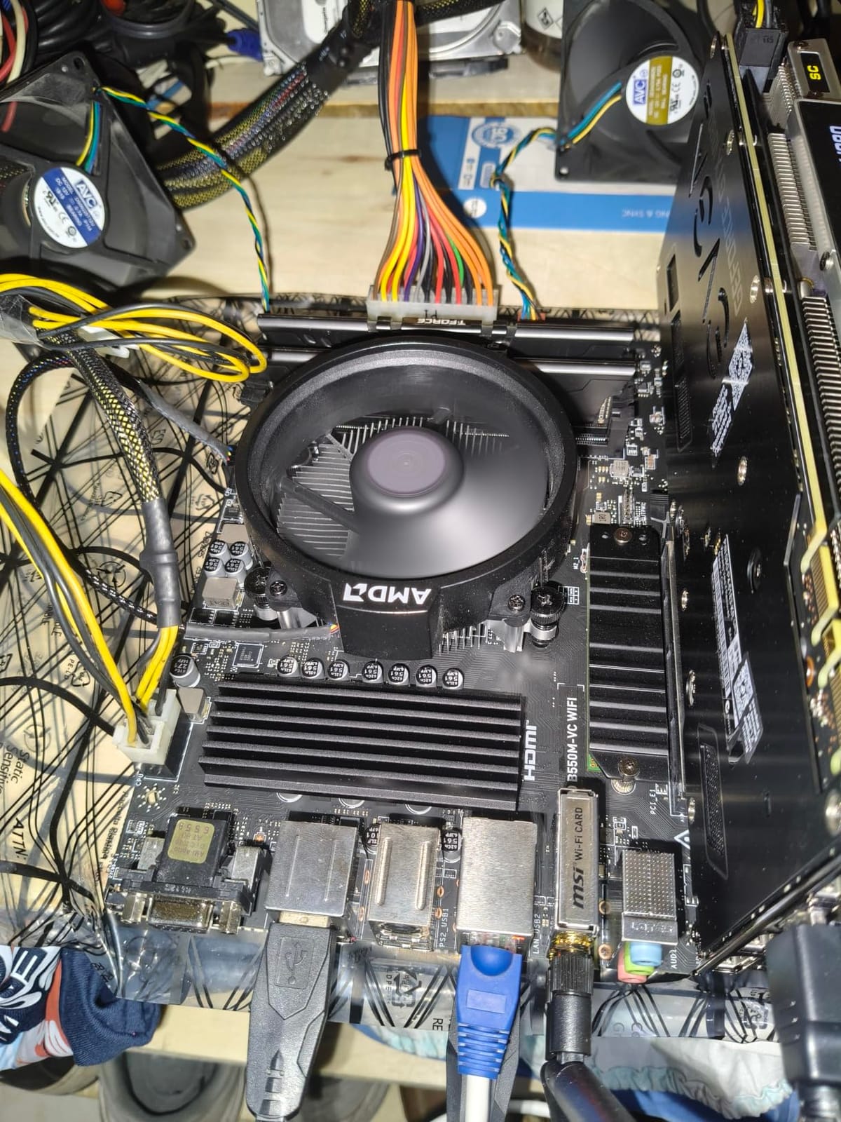 AMD Ryzen 5 5500 6-Core, 12-Thread Unlocked Desktop Processor with Wraith Stealth Cooler customer photo 1