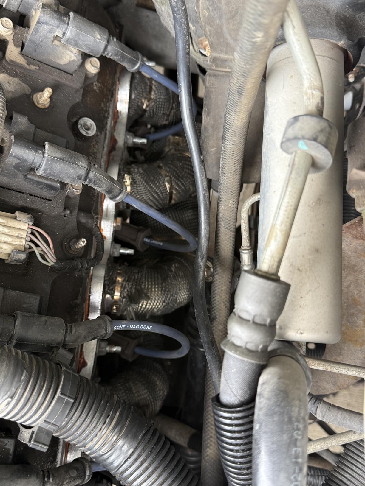 Exhaust Headers 1-3/4 in. Stainless Steel Polished Finish for 2003-2006 Silverado Sierra Suburban 1500 1500HD 2500 2500HD 6.0L V8 customer photo 2