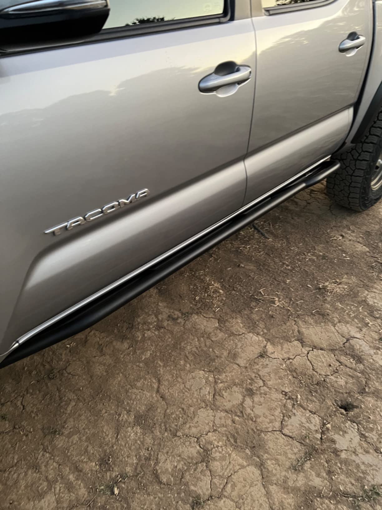Body Armor TC-4125 4x4 Revo Rock Sliders - Compatible with 2005-2022 Toyota Tacoma Double Cab Short Bed, Black customer photo 2