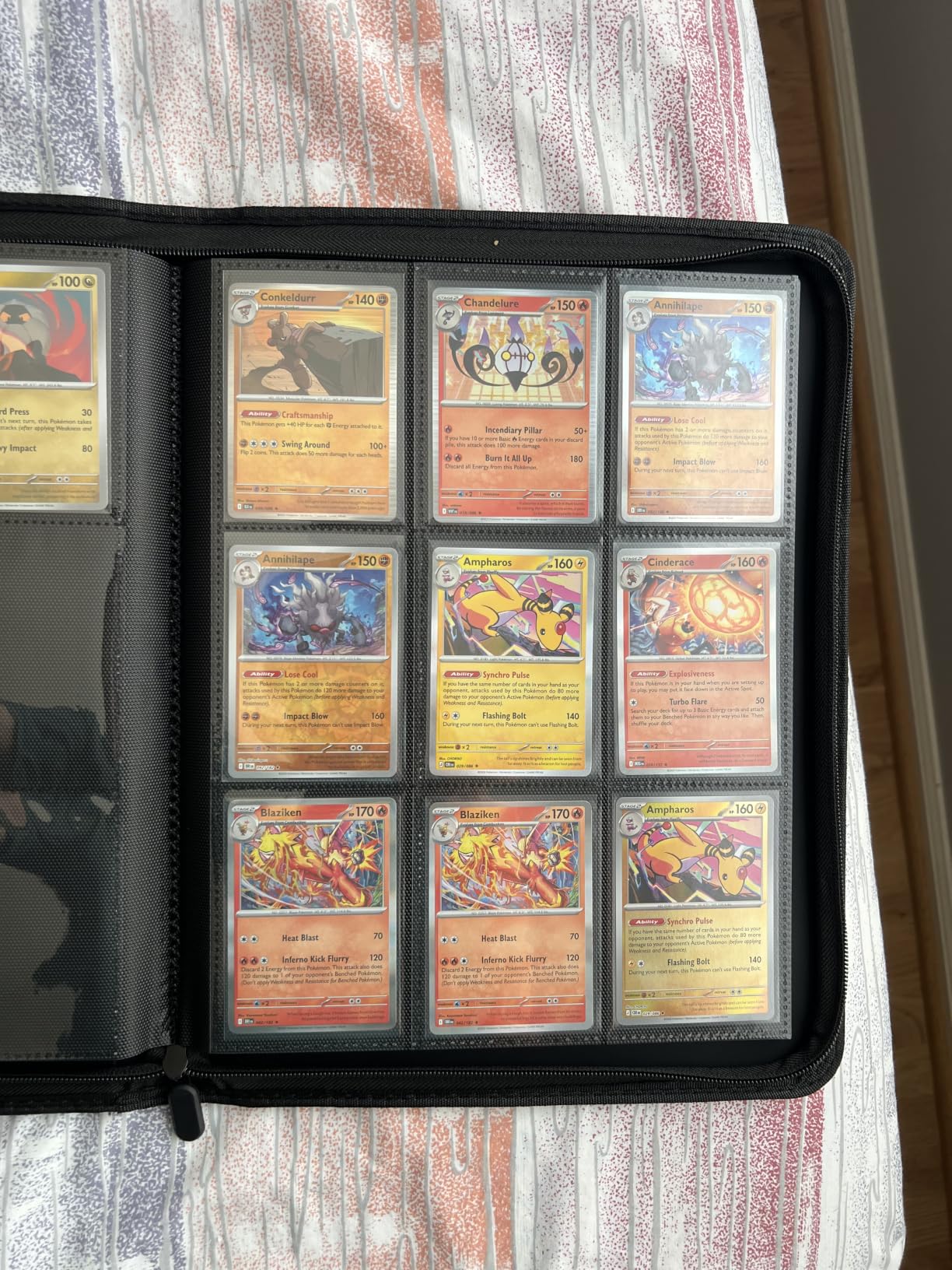 9 Pocket Card Binder, Premium Zip Trading Card Binder, 540 Double Sided Pocket PU Collection Binder, Collector Album, Card Folder for MTG, TCG, Sports Cards (Black) customer photo 1