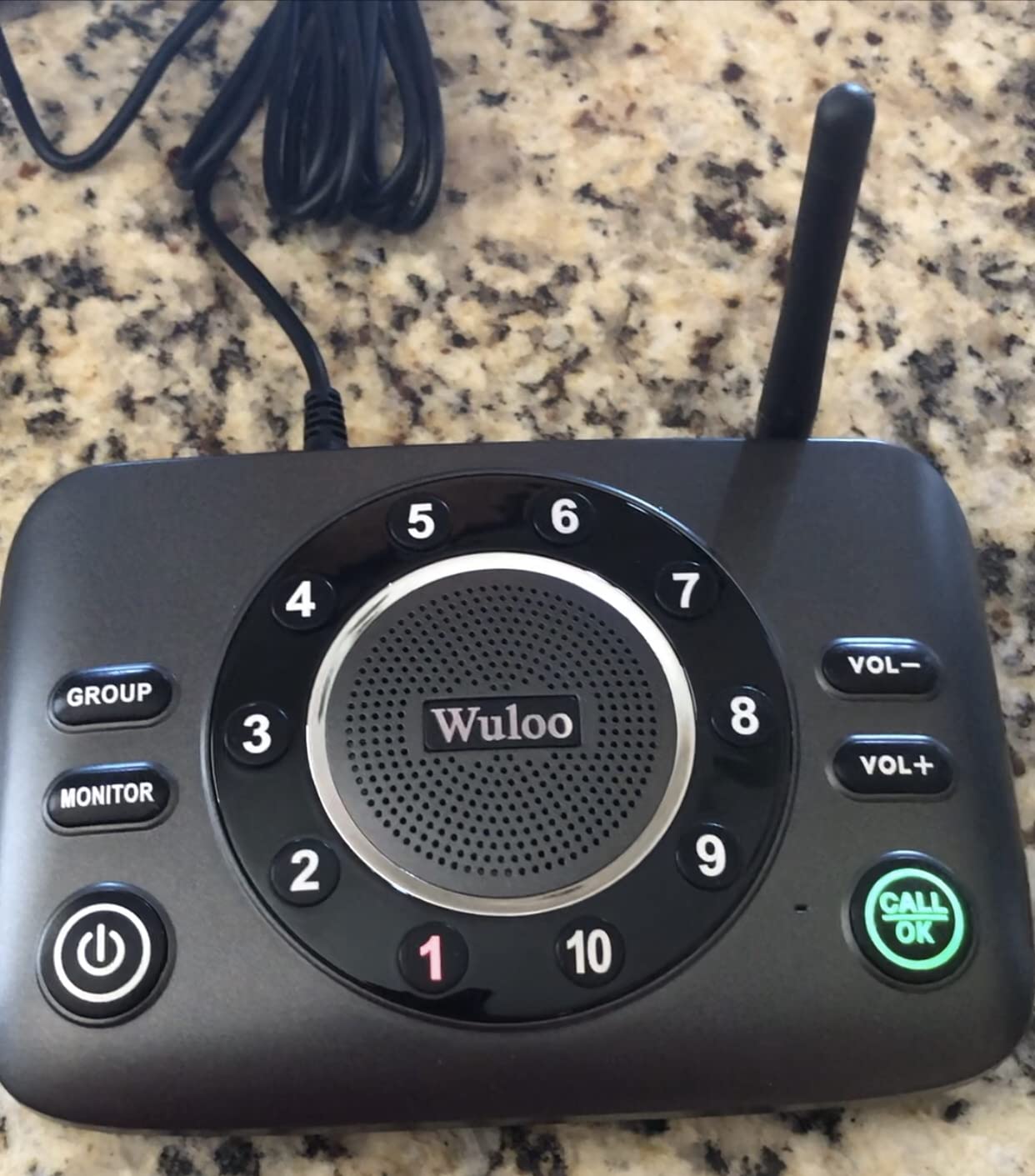 Hands-Free Intercoms Wireless for Home Business, Wuloo Upgrade Two Way Audio Intercom System for Elderly, Full Duplex Room to Room Intercom with 5280 ft Range Clear Sound Anti-Interference, Pack of 2 customer photo 2