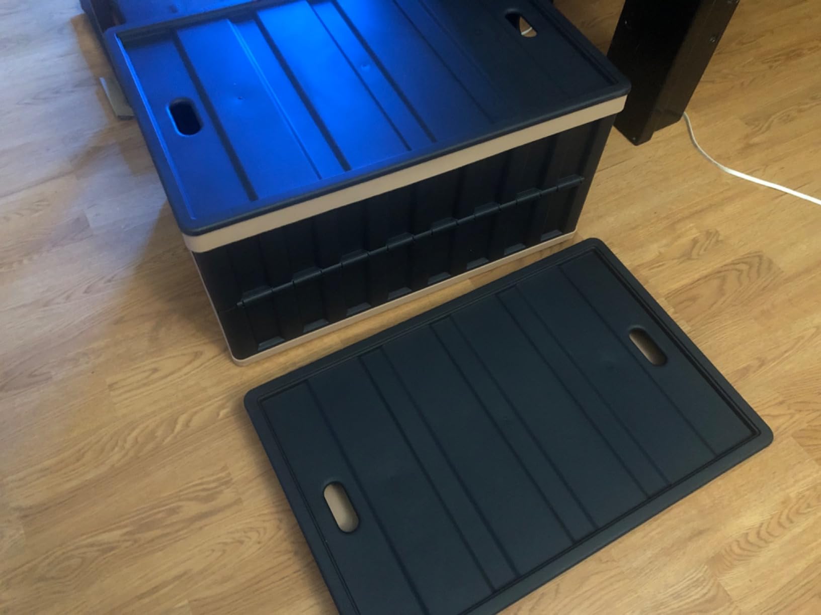 Citylife 64L Collapsible Storage Bins with Lids Plastic Storage Containers for Organizing Stackable Storage Box Large Heavy Duty Utility Crates, 2 Packs customer photo 2