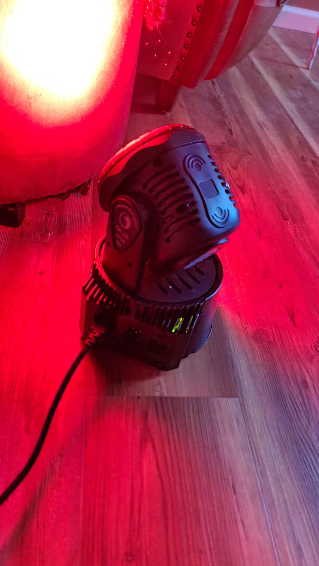 U'King Moving Head Light RGBW Stage Lighting DJ Lights 7 x 10W LED Beam Spotlight 9/14 CH Wash Light with DMX and Sound Activated for Party Church Wedding Bar Christmas Halloween Disco (2 Pack) customer photo 1