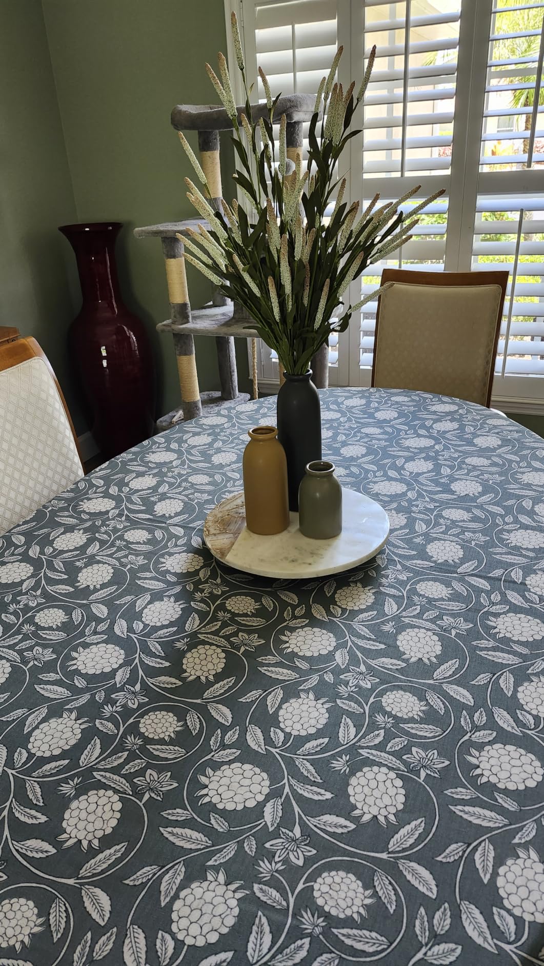 Ceramic Vase Set of 3, Farmhouse Flower Vases for Home Decor, Small Rustic Decorative Vase for Living Room, Kitchen Table Centerpieces Shelf, Coffee Table Decor customer photo 1