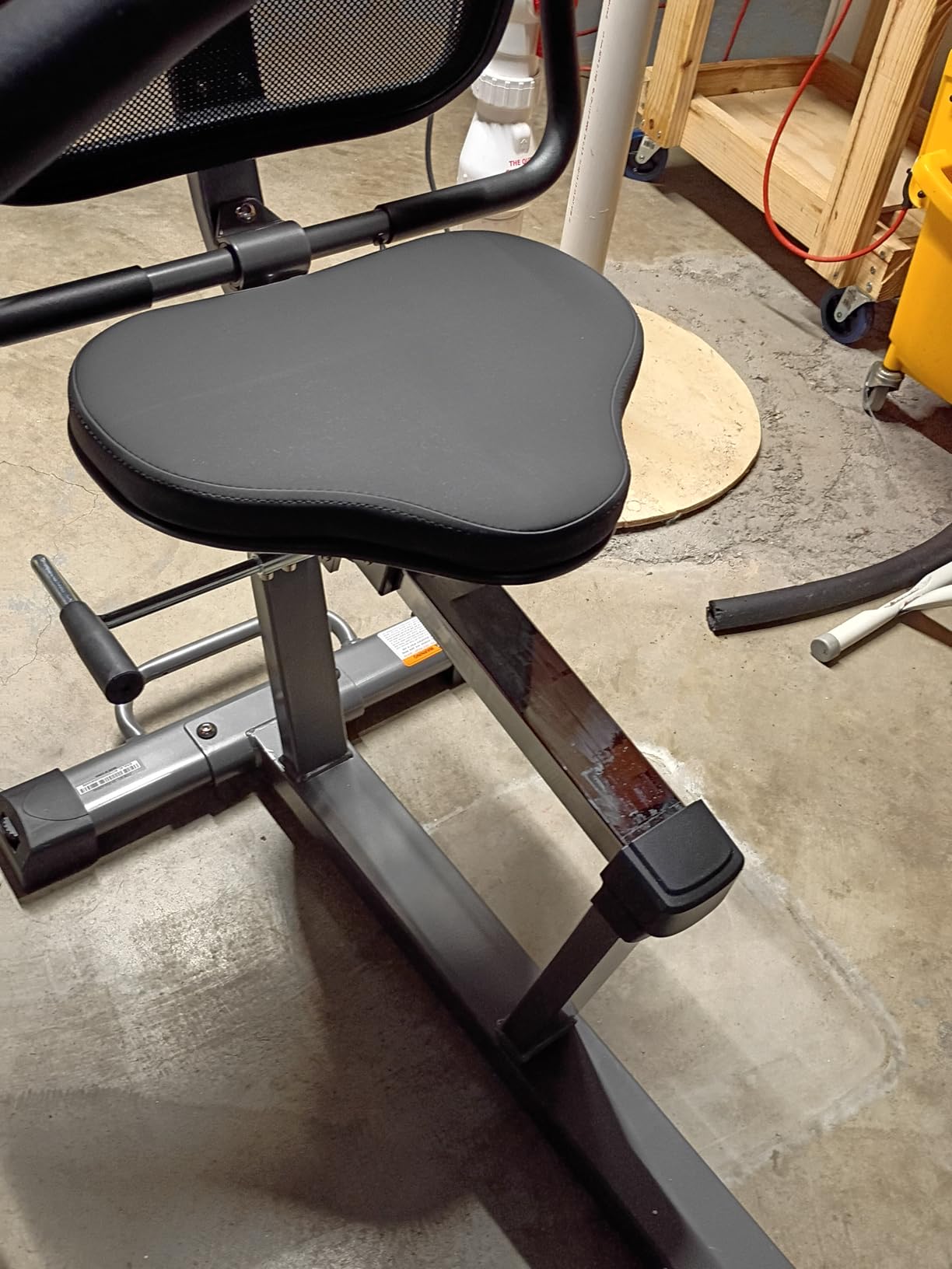 Sunny Health & Fitness Smart Recumbent Cross Trainer with Arm Exerciser | Dual Function Full-Body Workout, 8-Lvl Magnetic Resistance, Adjustable Seat, Step-Thru Frame, Pulse Sensor, Free SunnyFit App customer photo 2