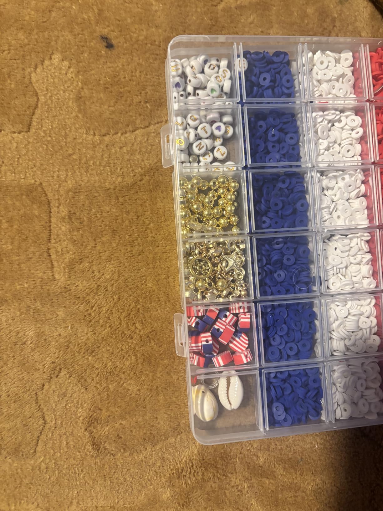 Redtwo 5100 Clay Beads Bracelet Making Kit, Flat Preppy Beads for Friendship Jewelry Making, Polymer Heishi Beads with Charms Gifts for Teen Girls Crafts for Girls Ages 8-12 customer photo 2