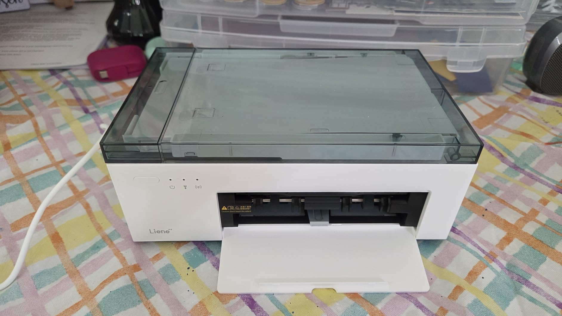 Liene M100 4x6'' Photo Printer, Phone Printer 100 Sheets & 3 Cartridges, Full-Color Photo, Portable Instant Photo Printer for iPhone Android, Thermal Dye Sublimation, Wi-Fi Picture Printer 100 Papers customer photo 2