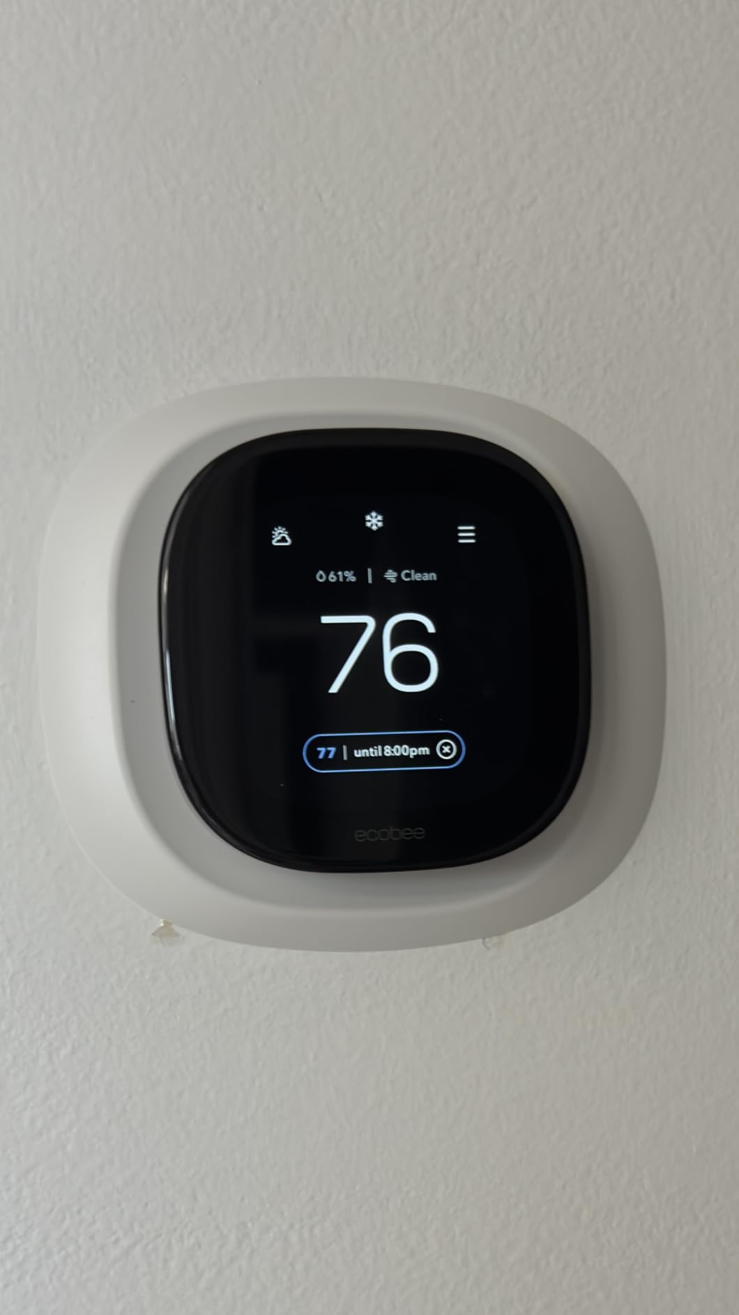 ecobee Smart Thermostat Premium with Air Quality Monitor and Smart Sensor customer photo 2