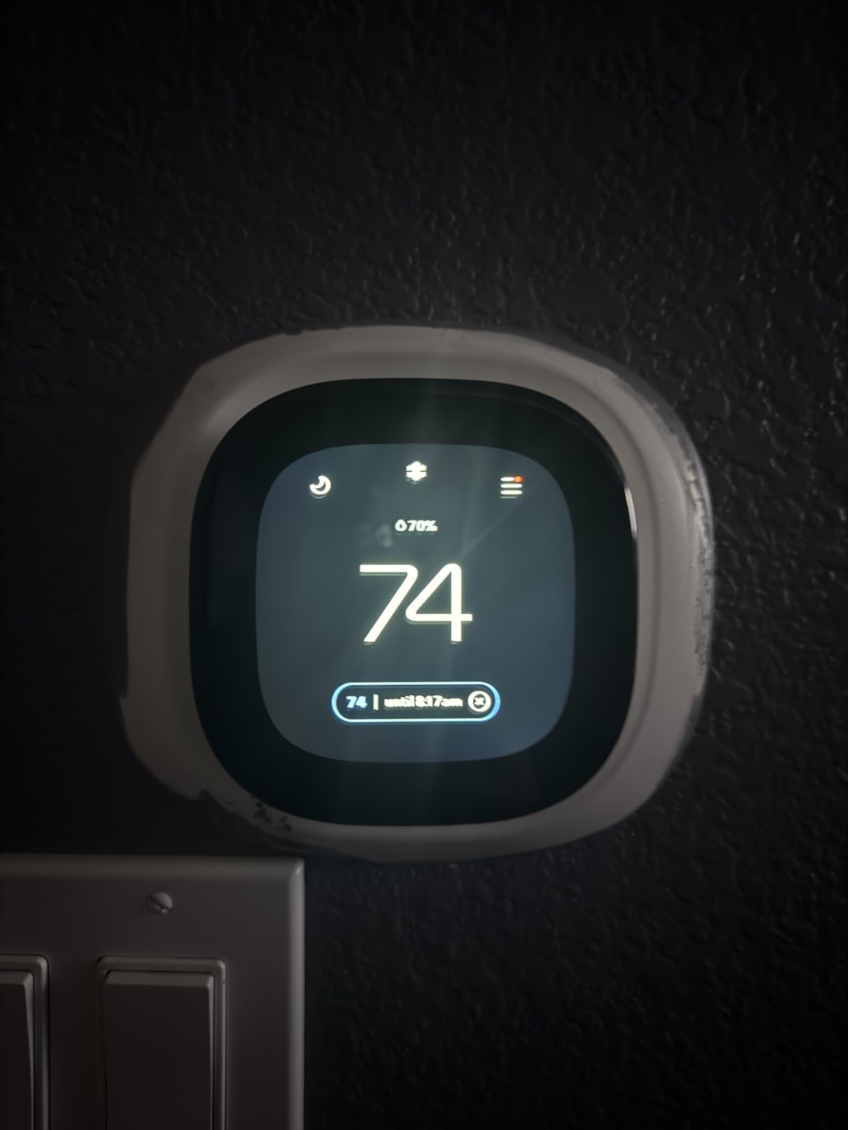 ecobee Smart Thermostat Enhanced - Programmable Wi-Fi Thermostat customer photo 1