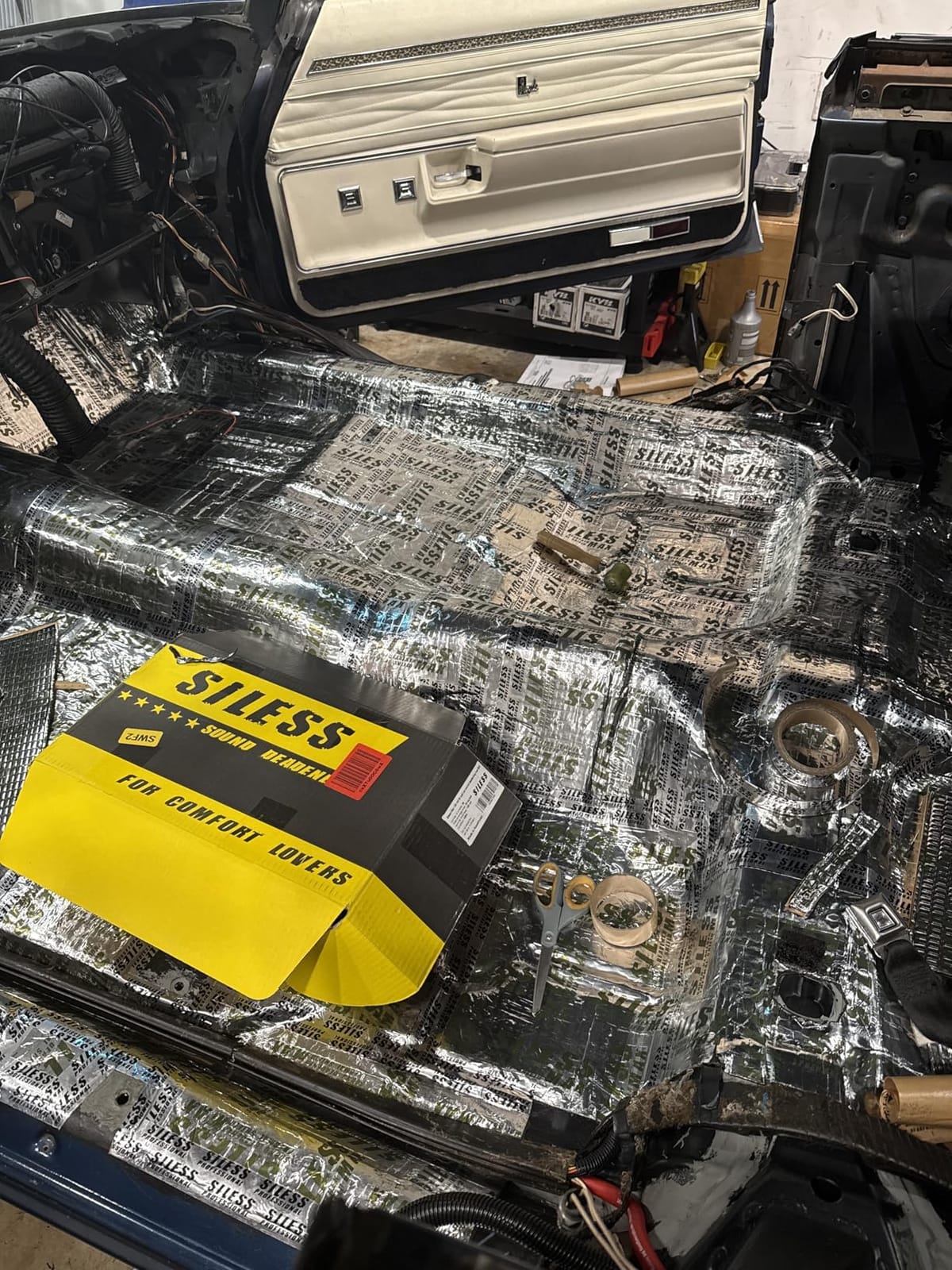 Siless Max 120 mil 30 sqft Car Sound Deadening mat - Butyl Automotive Sound Deadener - Noise Insulation and Vibration Dampening Material customer photo 1
