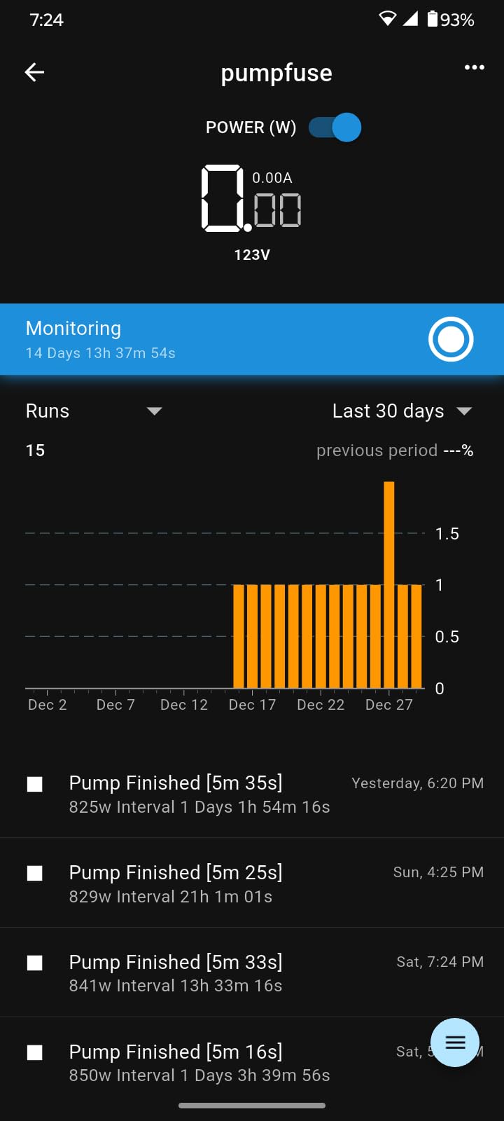 WiFi Sump Pump Monitor & Protector - No Sensors, Real-Time Alerts to Your Mobile Device: Prevent Pump Burnout, Over-Cycling & Flooding from Power Outage, Remote Control & Overload Protection customer photo 2