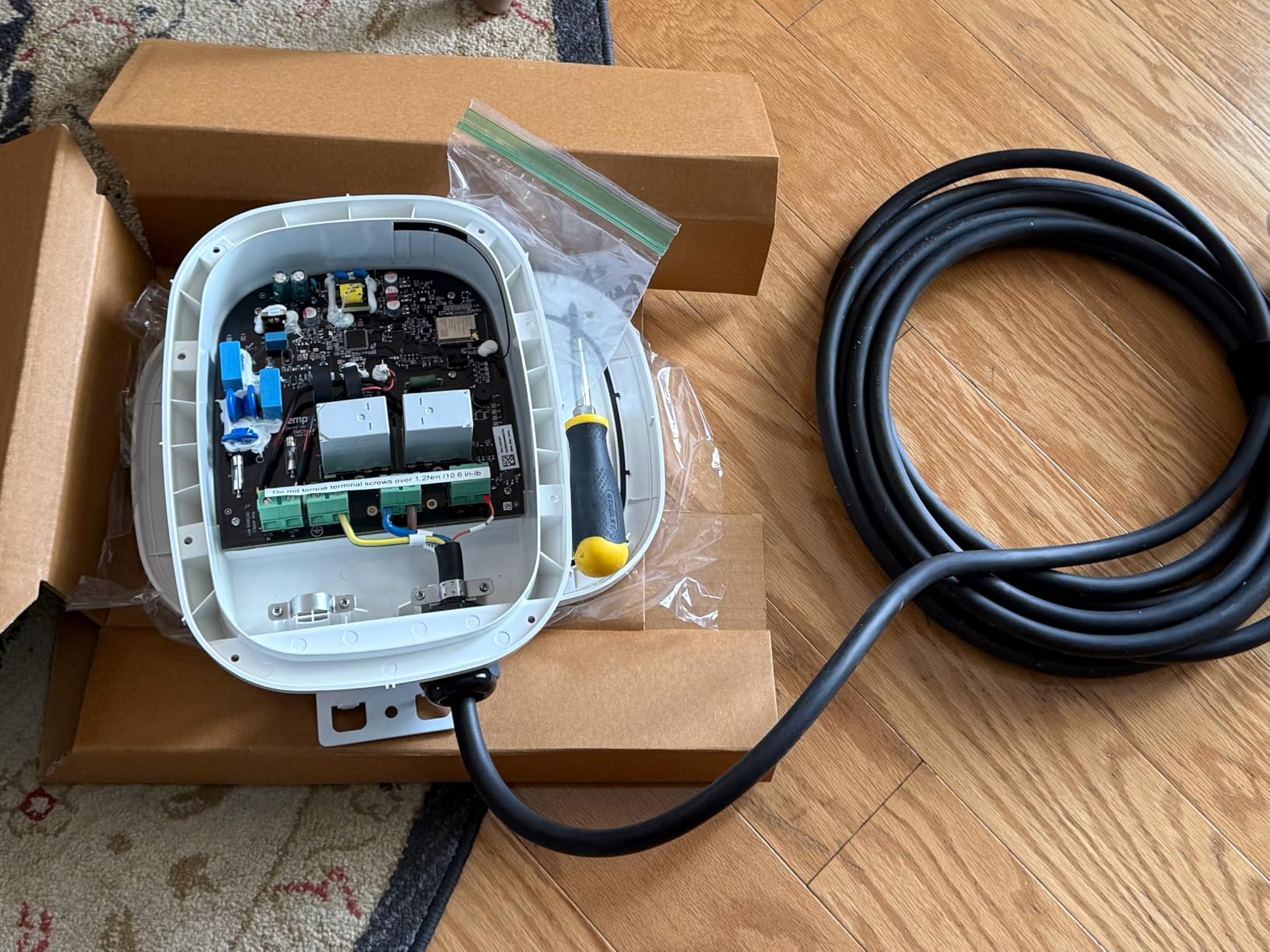 EMPORIA Level 2 EV Charger w/ J1772 Connector - 48 Amp, 240V WiFi Enabled Electric Vehicle Charging Station, 25ft Cable, NEMA 14-50, White customer photo 2
