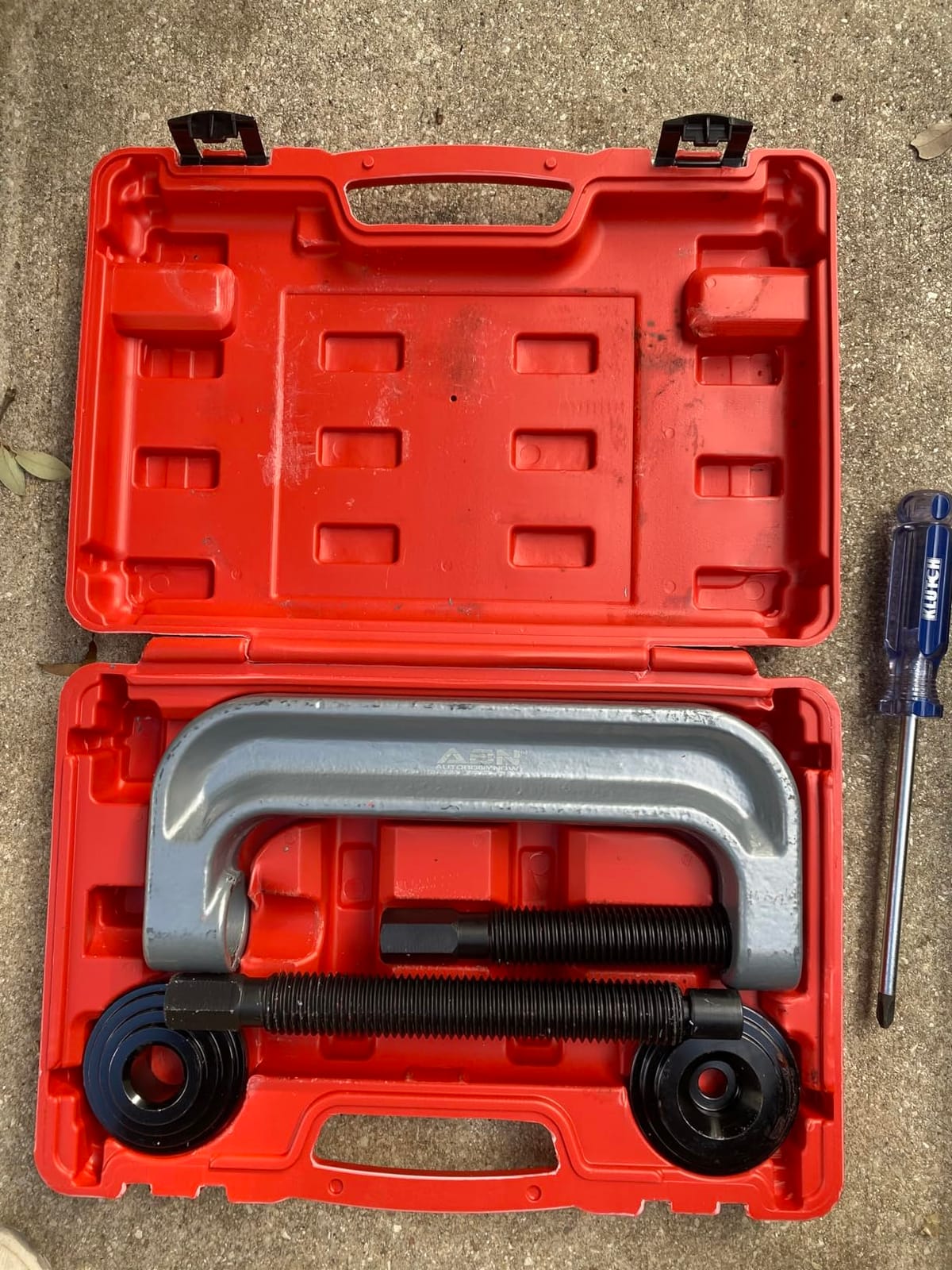 ABN Extra Large Ball Joint Press Kit Wheel Bearing Press Kit - Universal Ball Joint Separator Tool and Removal Adapters customer photo 1