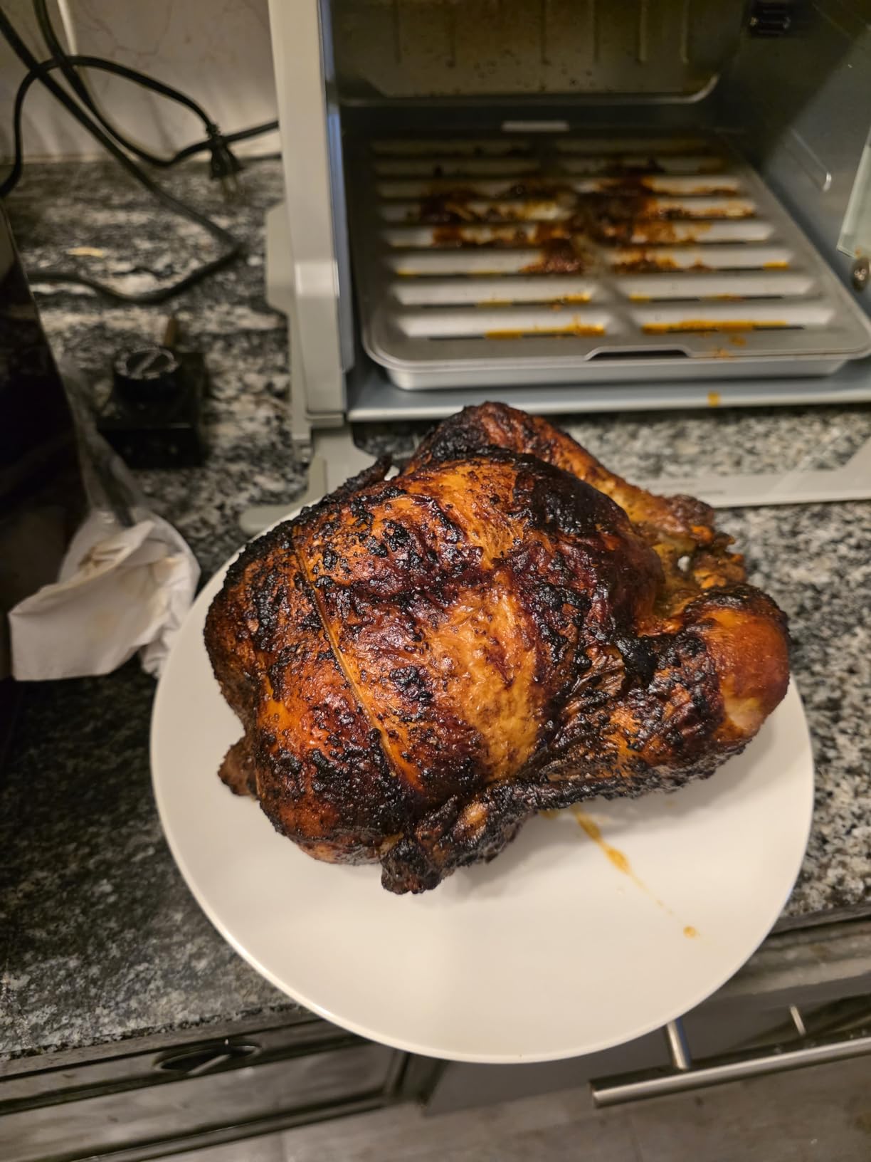Ronco 5000 Platinum Digital Countertop Rotisserie Oven, 12-lb Capacity | Rotisserie, Sear, No-Heat Rotation; Basket Included; Auto Shutoff customer photo 2