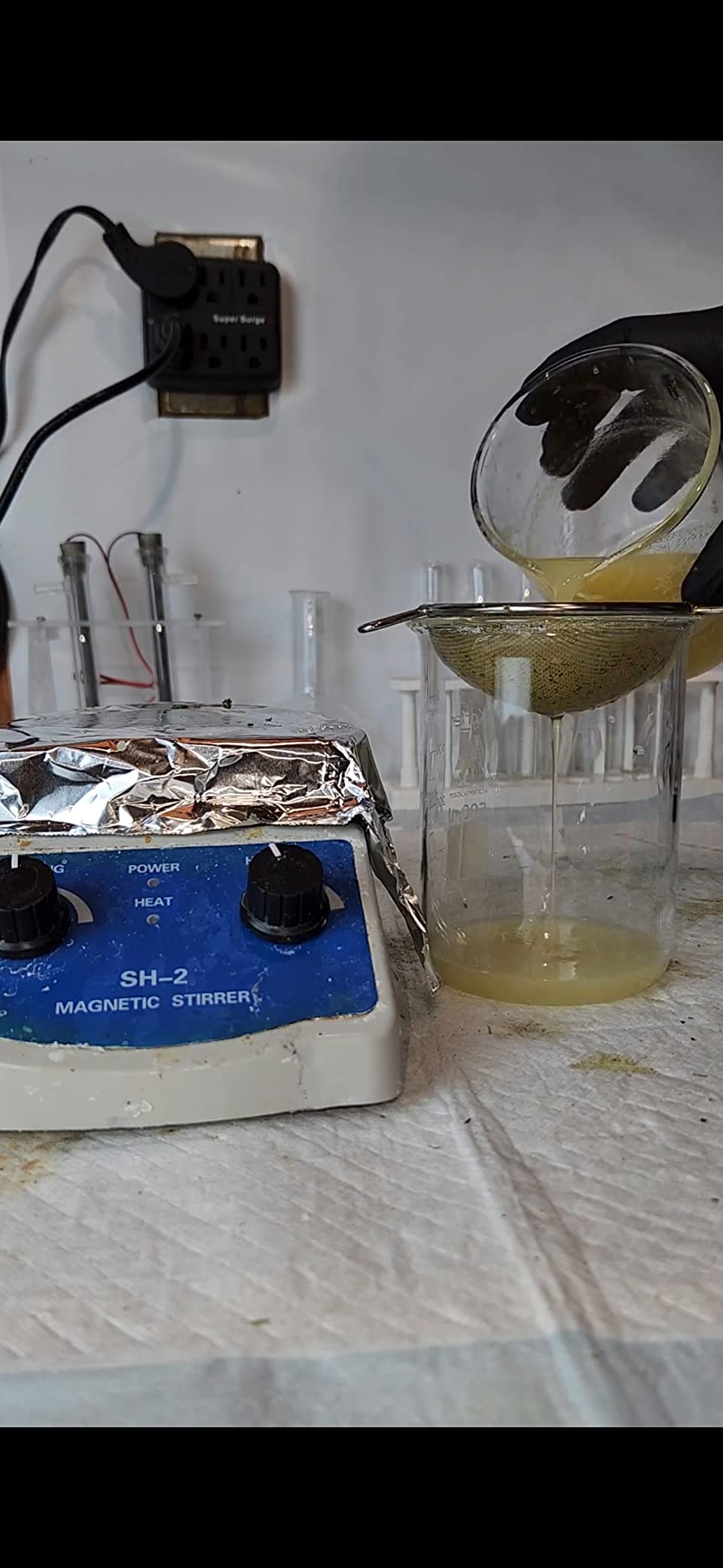 Slendor Magnetic Stirrer SH-2 Hot Plate Mixer Max 520℉ Lab Hotplate Stirrer 2000 RPM Stir Plate with Thermometer, Stir Bar and Support Stand customer photo 2