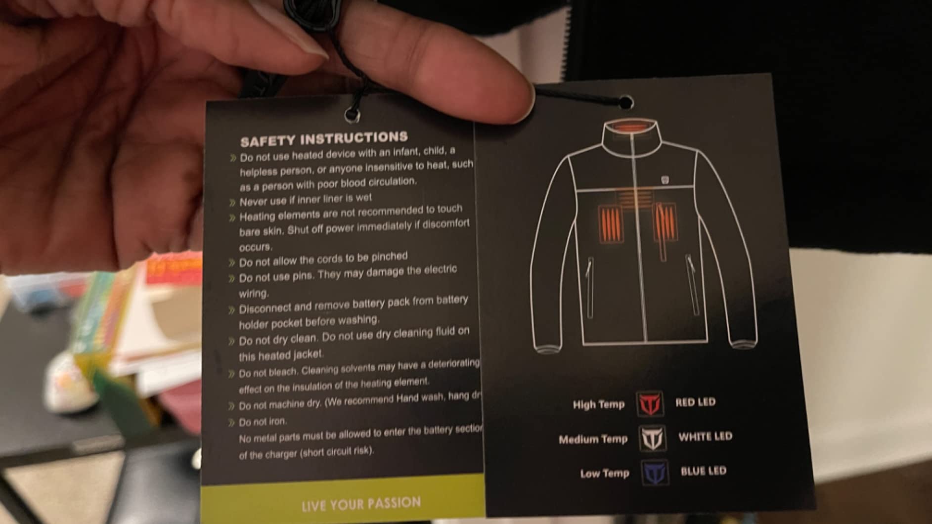 TIDEWE Men's Heated Jacket Fleece with Battery Pack for Hunting customer photo 1
