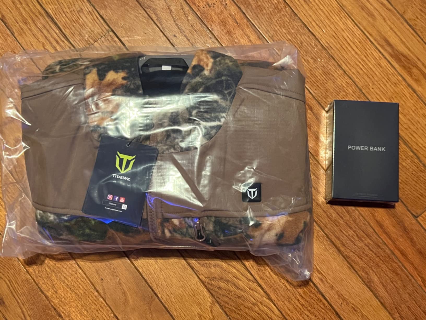 TIDEWE Men's Heated Jacket Fleece with Battery Pack for Hunting customer photo 2