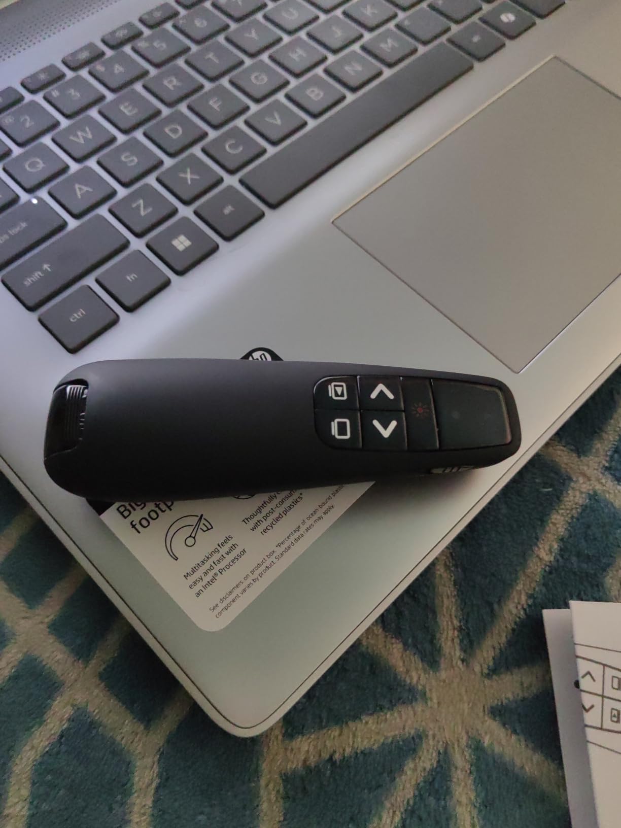 Presentation Clickers for PowerPoint, Clicker for Laptop Presentations Remote, USB Wireless Presenter Remote, Power Point Remote Clicker for Computer/Mac/PPT/Google Slide Advancer customer photo 1