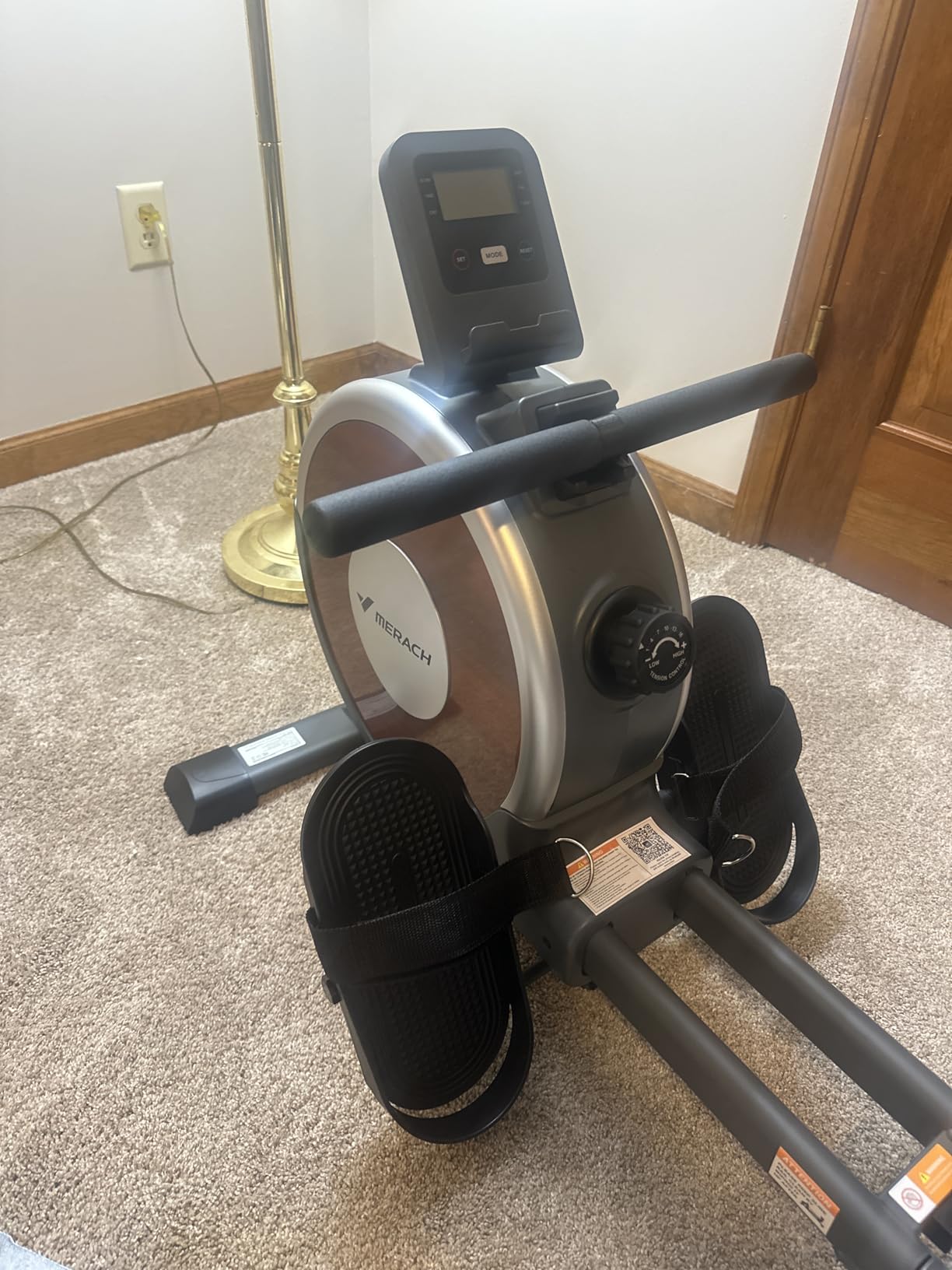 Merach Q1S Magnetic Rowing Machine Indoor, Dual Slide Rail, Quiet & Smooth customer photo 2