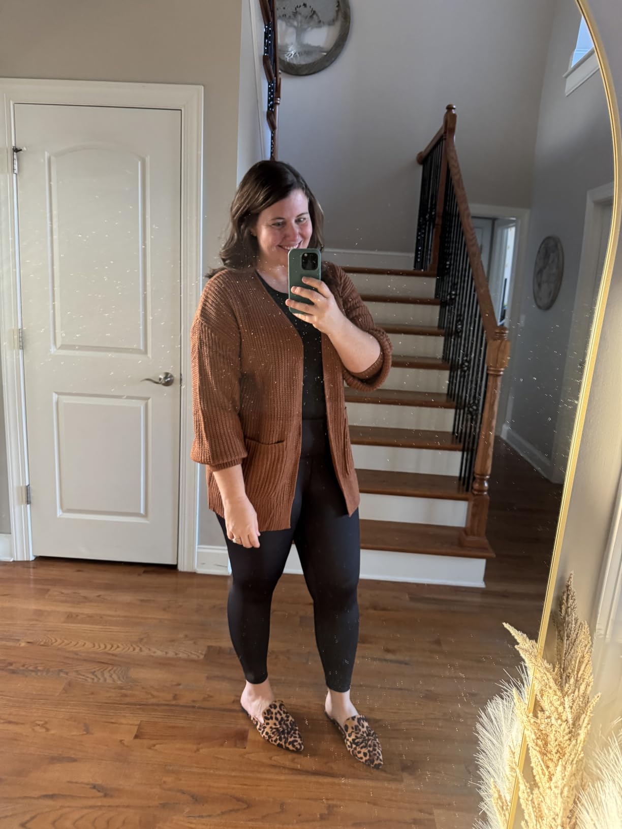 MEROKEETY Long Sleeve Oversized Cardigan Sweaters for Women | Fall Winter Sweaters, Open Front, Chunky Knit, 2026 Casual Work Outerwear with Pockets customer photo 1