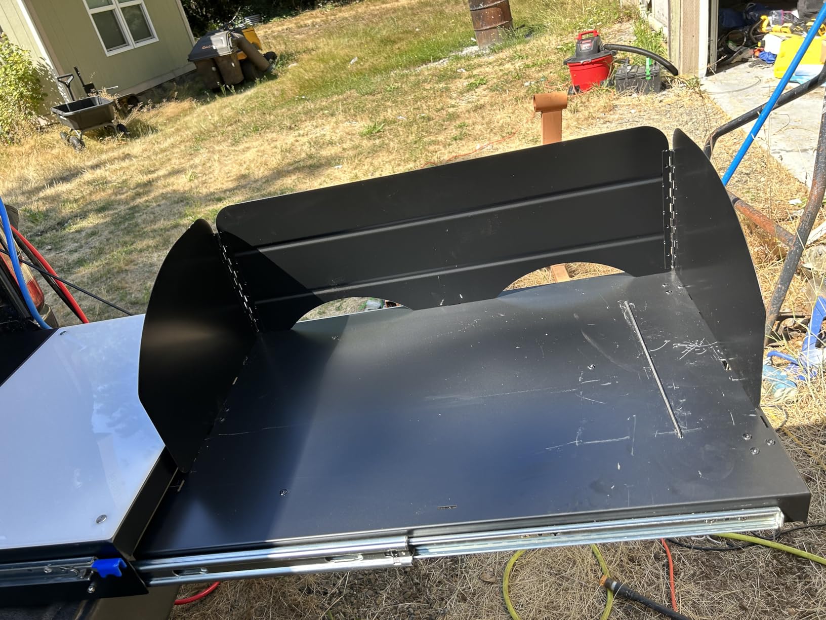 Overland Vehicle Systems Camp Cargo Box Kitchen with Slide Out Sink, Cooking Shelf and Work Station - Aircraft Grade Aluminum with Stainless Steel Hardware - for SUV, Truck, or Trailer customer photo 2