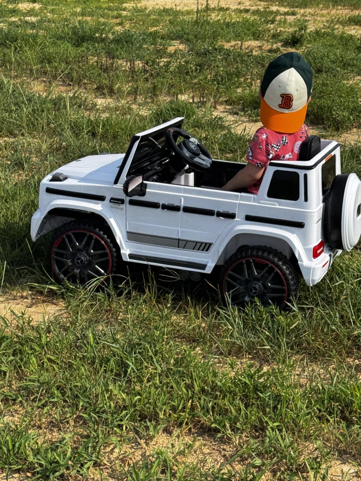 ANPABO 12V 7AH Licensed Mercedes-Benz G63 Electric Car for Kids, Black | Parent remote control ride on car for toddlers with 3-speed, LED headlights, music & horn, soft start and low battery prompt customer photo 1