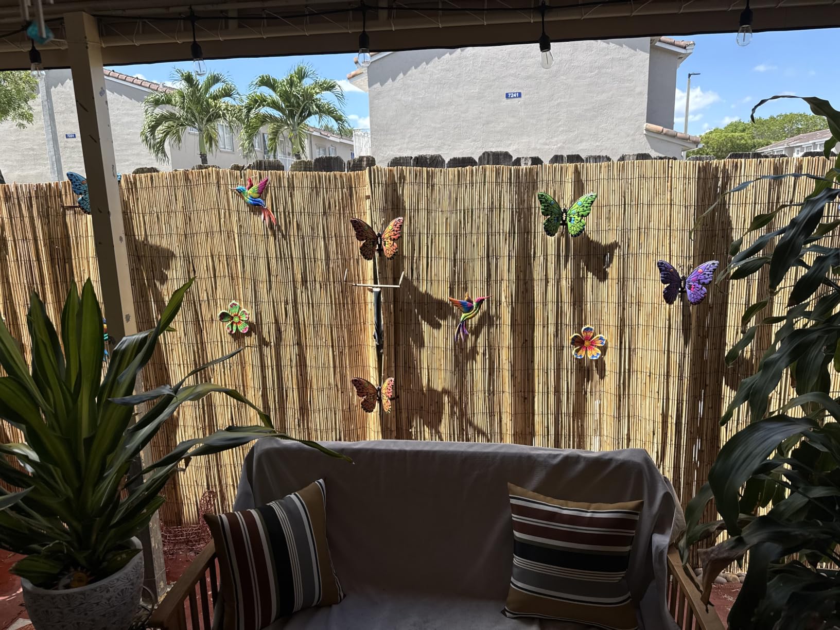 Metal Butterfly Wall Decor - 9.6