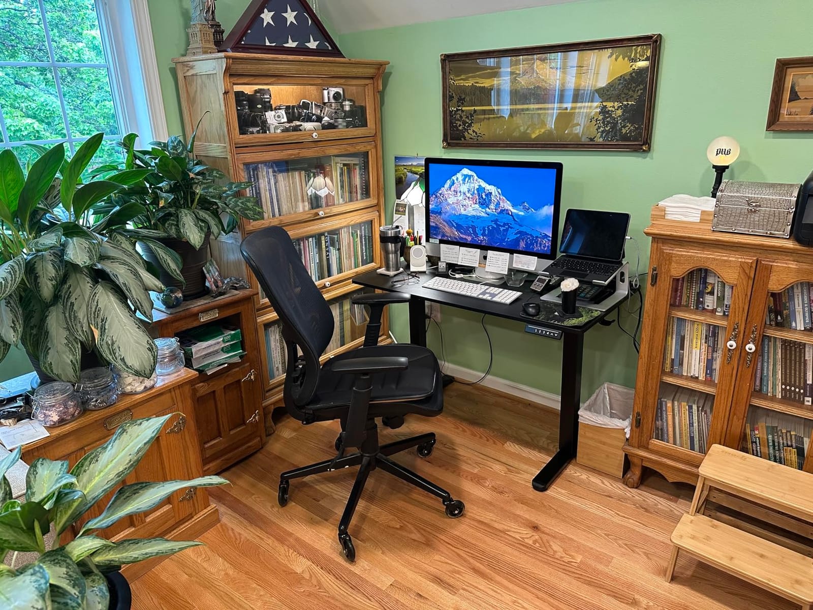 ErGear 48 X 24 Inch Height Adjustable Electric Standing Desk, Black | Smooth Height Adjustment, 4 Memory Presets, One-Touch Control, Stable Steel Frame, 176 lbs Capacity, Easy Assembly customer photo 2