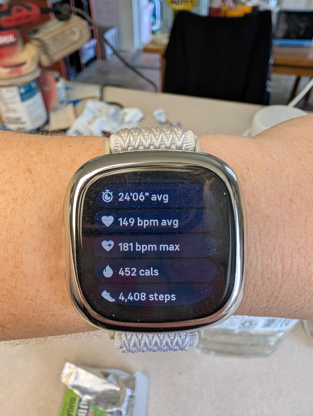 Google Fitbit Versa 4 Fitness Smartwatch - Pink Sand/Copper Rose | Daily Readiness, 3-month Google Health Premium Membership included, GPS, 40+ exercise modes, sleep tracking customer photo 1