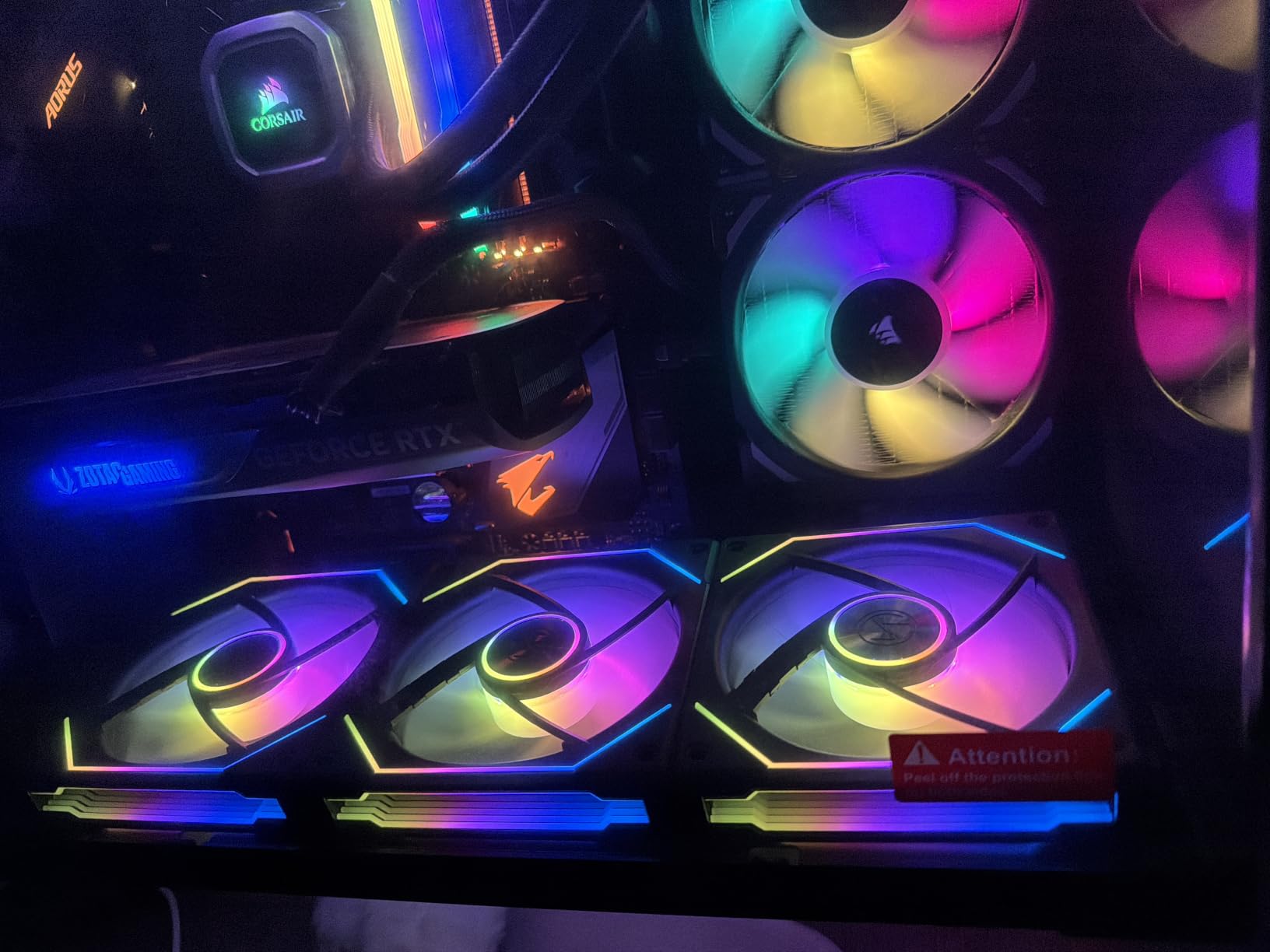 Lian Li UNI Fan SL-Infinity 120mm SLIN120 Triple Pack Black with Controller | Infinity Mirror, Daisy-Chain Design customer photo 2