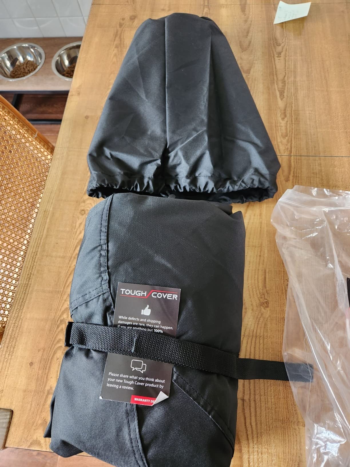 Jet Ski Cover, Premium 600D, Waterproof, Up to 180x87 in | Heavy-Duty Waterproof Fabric With Elastic Hem, 3 Locking Buckle Pairs And Adjustable Straps Secure The Cover For Transport customer photo 1