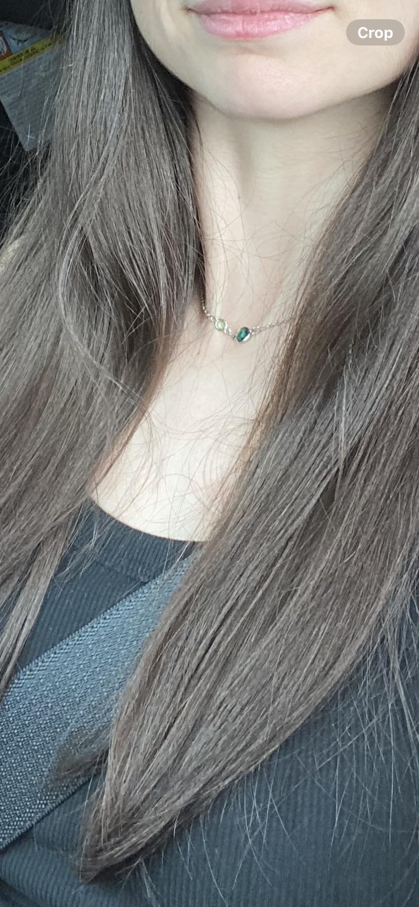 Family Birthstone Necklace for Women, Mom Birthstone Necklace 1 to 6 Stones customer photo 1
