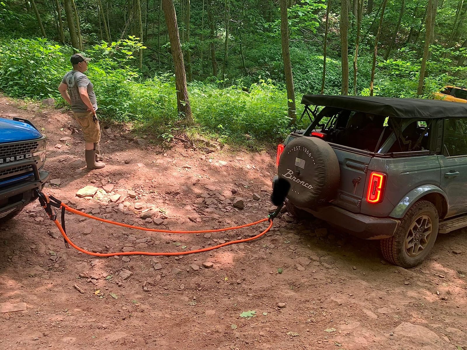 ALL-TOP Kinetic Recovery Rope, 48000Lbs, 1in x 30ft, Heavy Duty 30+% Elasticity, 16000Lbs Work Load Limit for 4x4 Offroad Vehicle customer photo 1